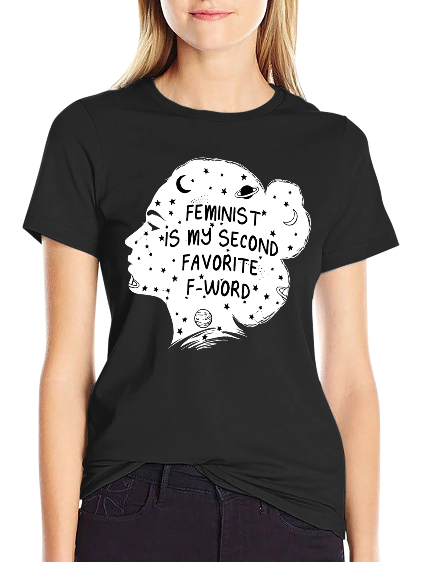 Feminist Second Favorite F-Word Graphic T-Shirt