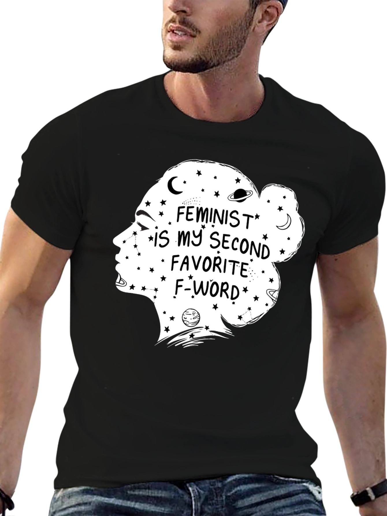 Feminist Second Favorite F-Word Graphic T-Shirt