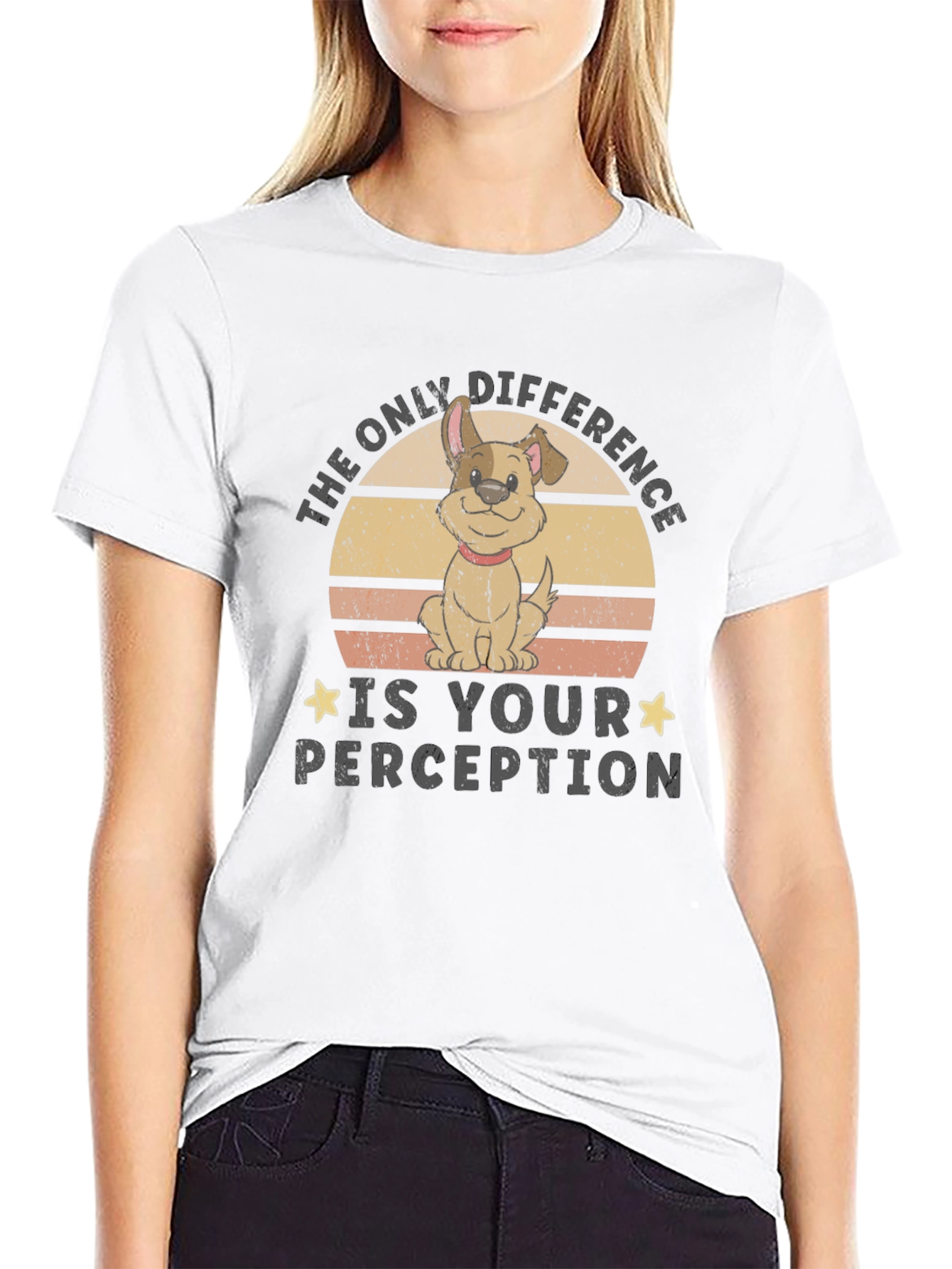 The Only Difference Dog Graphic Tee