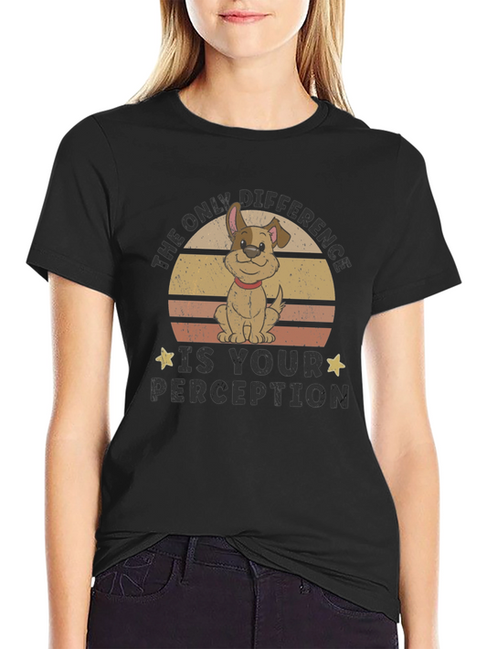 The Only Difference Dog Graphic Tee