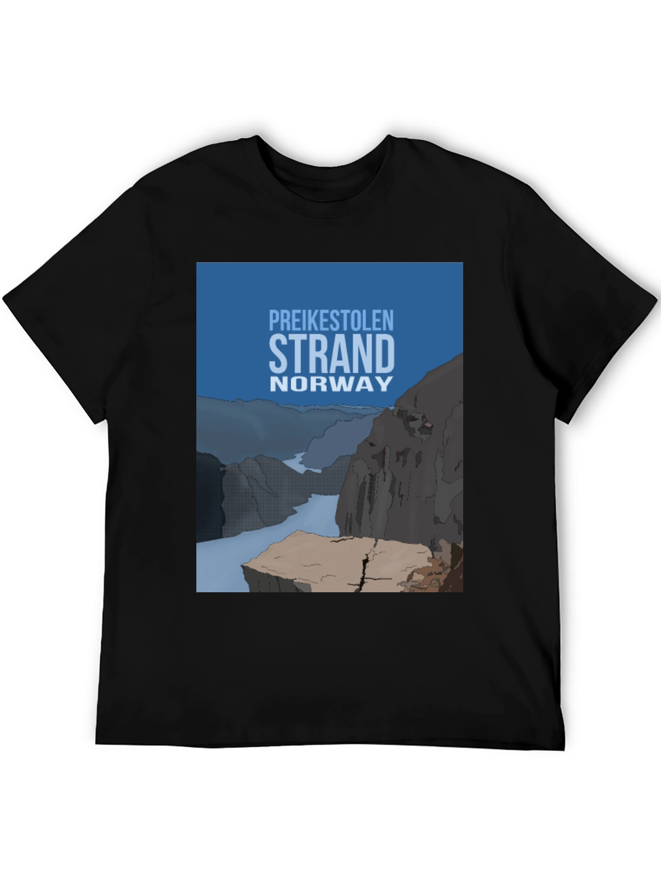 Preikestolen Strand Norway Graphic T-Shirt