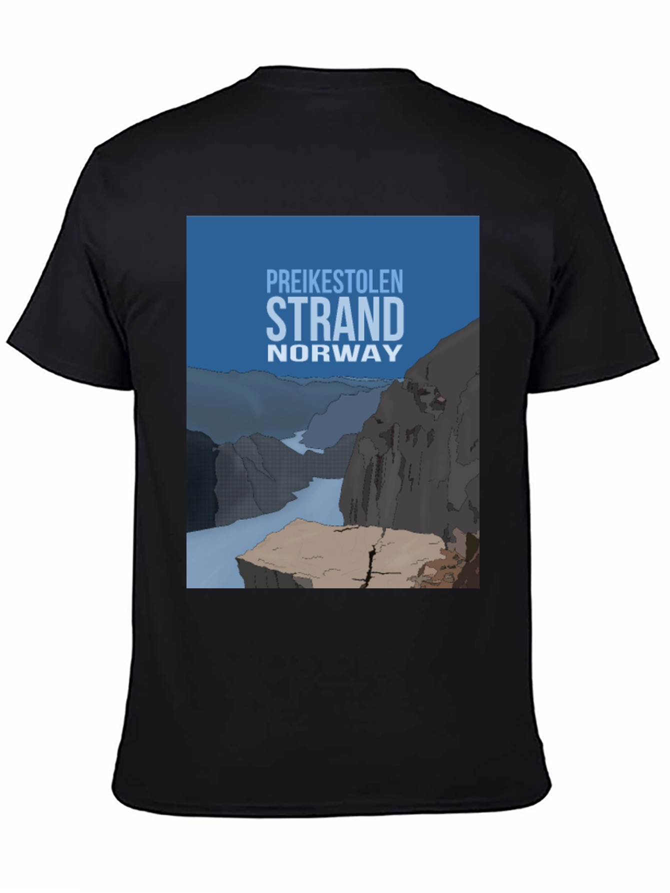 Preikestolen Strand Norway Graphic T-Shirt