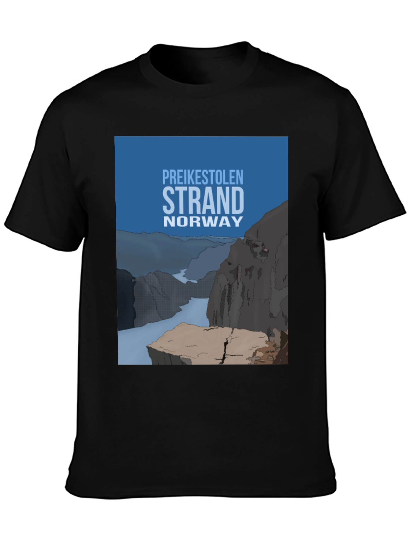 Preikestolen Strand Norway Graphic T-Shirt