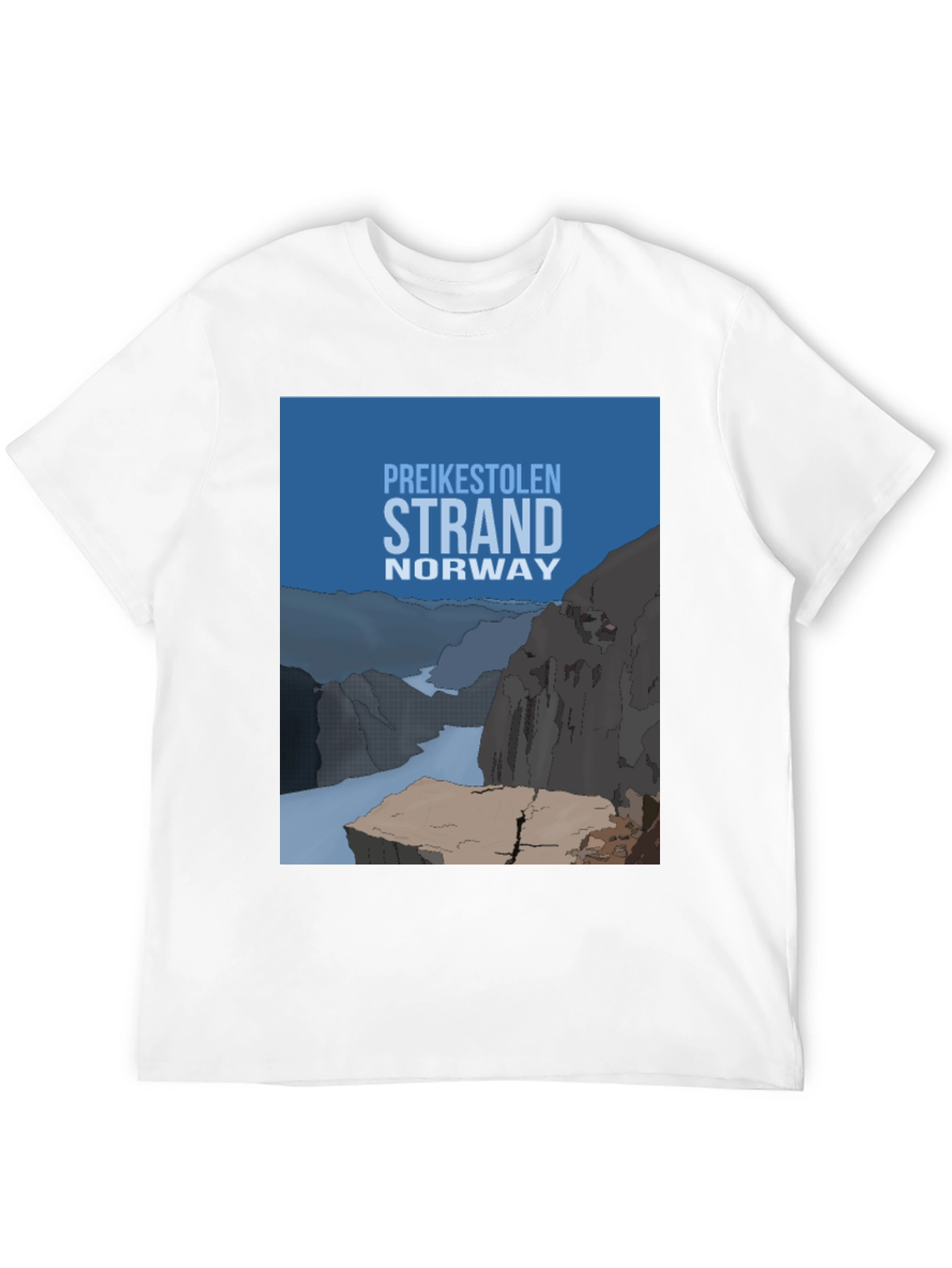 Preikestolen Strand Norway Graphic T-Shirt