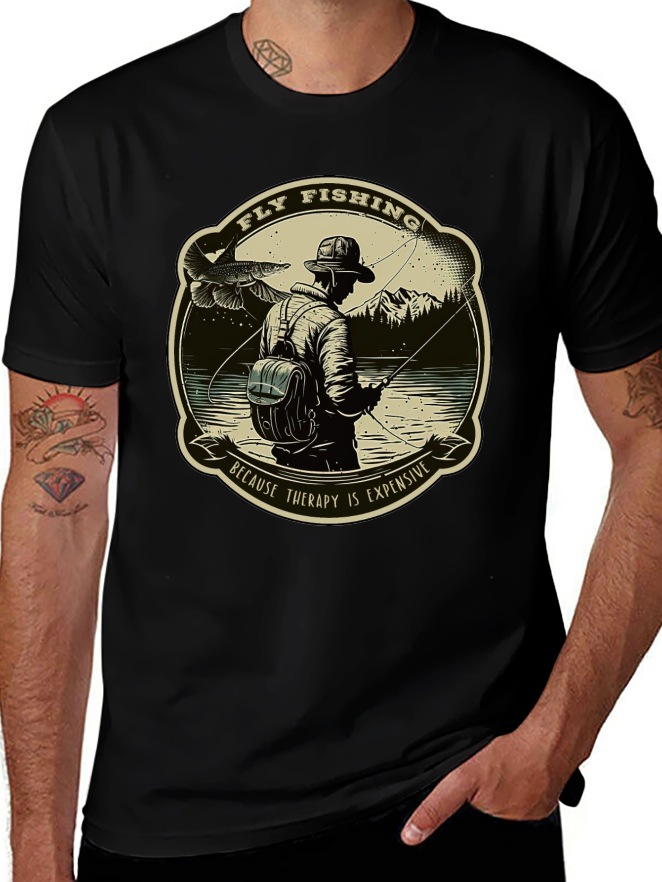 Fly Fishing Therapy T-Shirt
