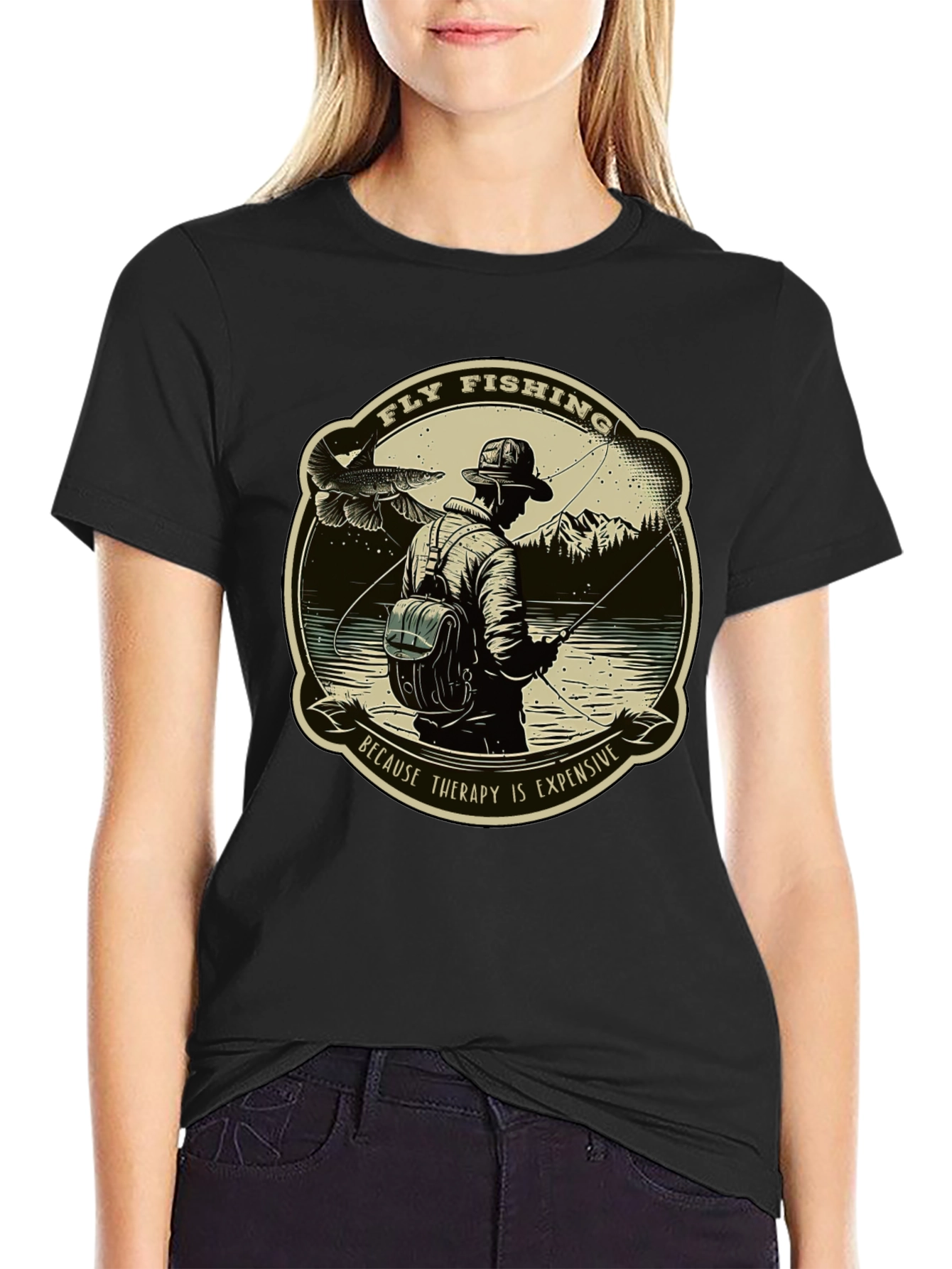 Fly Fishing Therapy T-Shirt