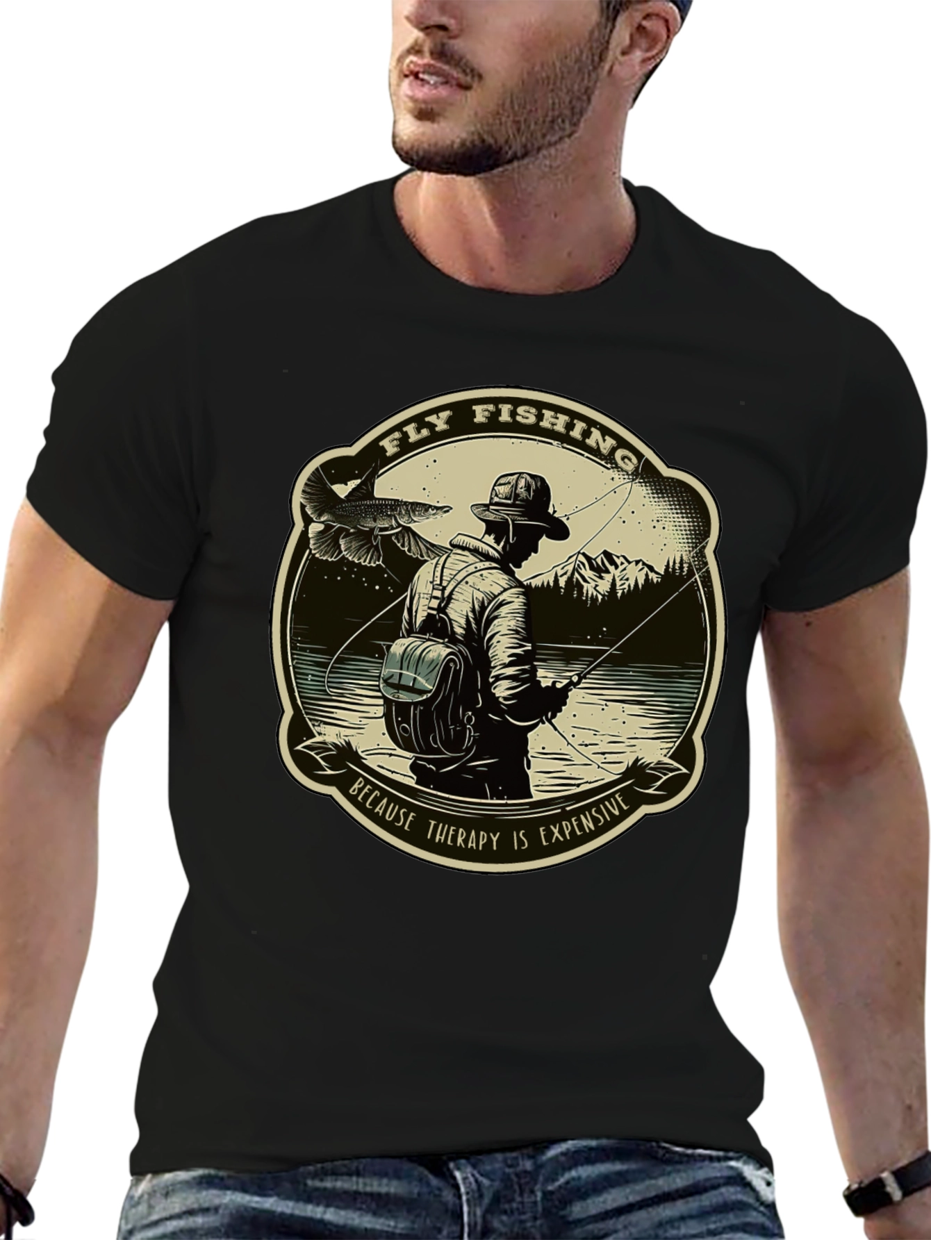 Fly Fishing Therapy T-Shirt
