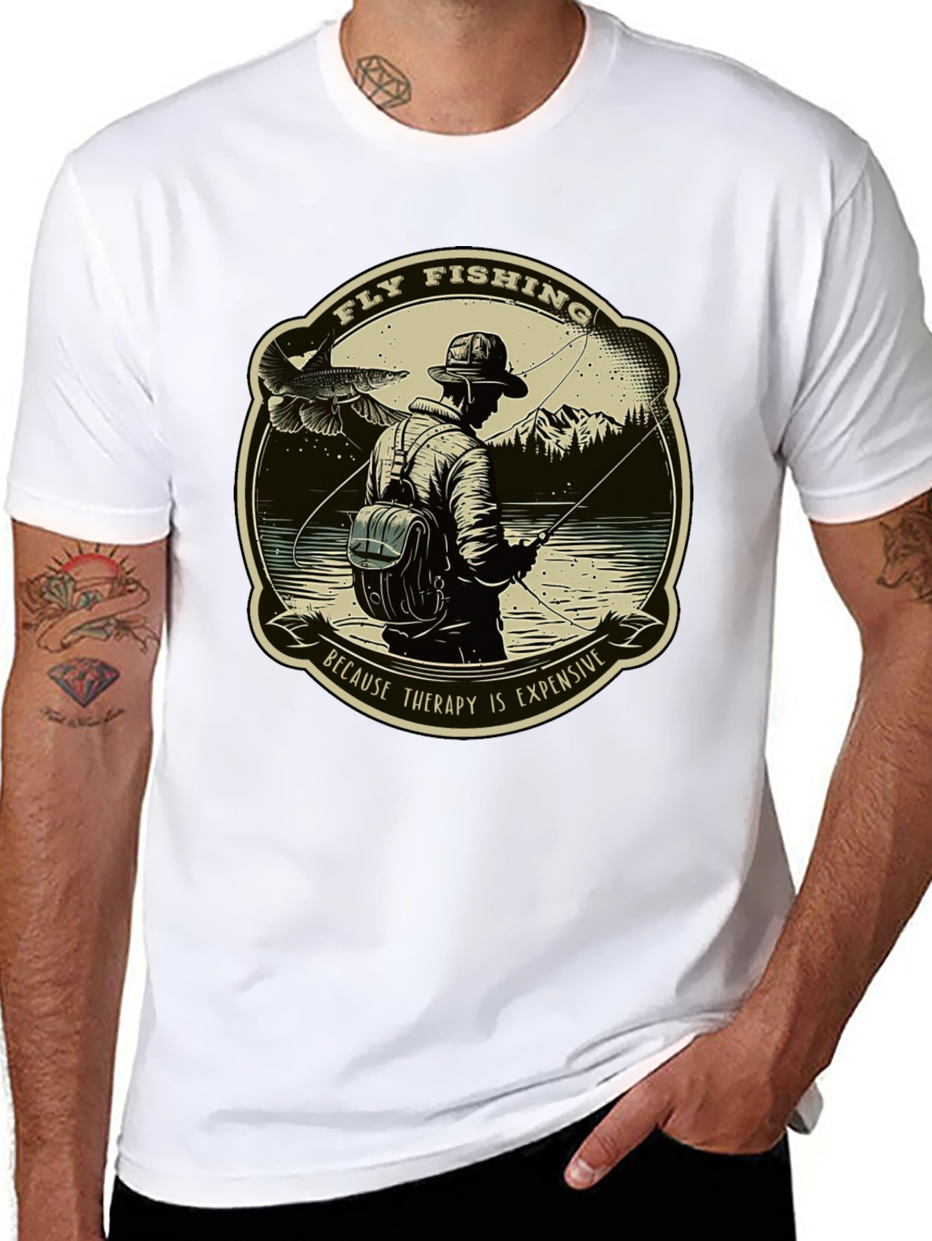 Fly Fishing Therapy T-Shirt