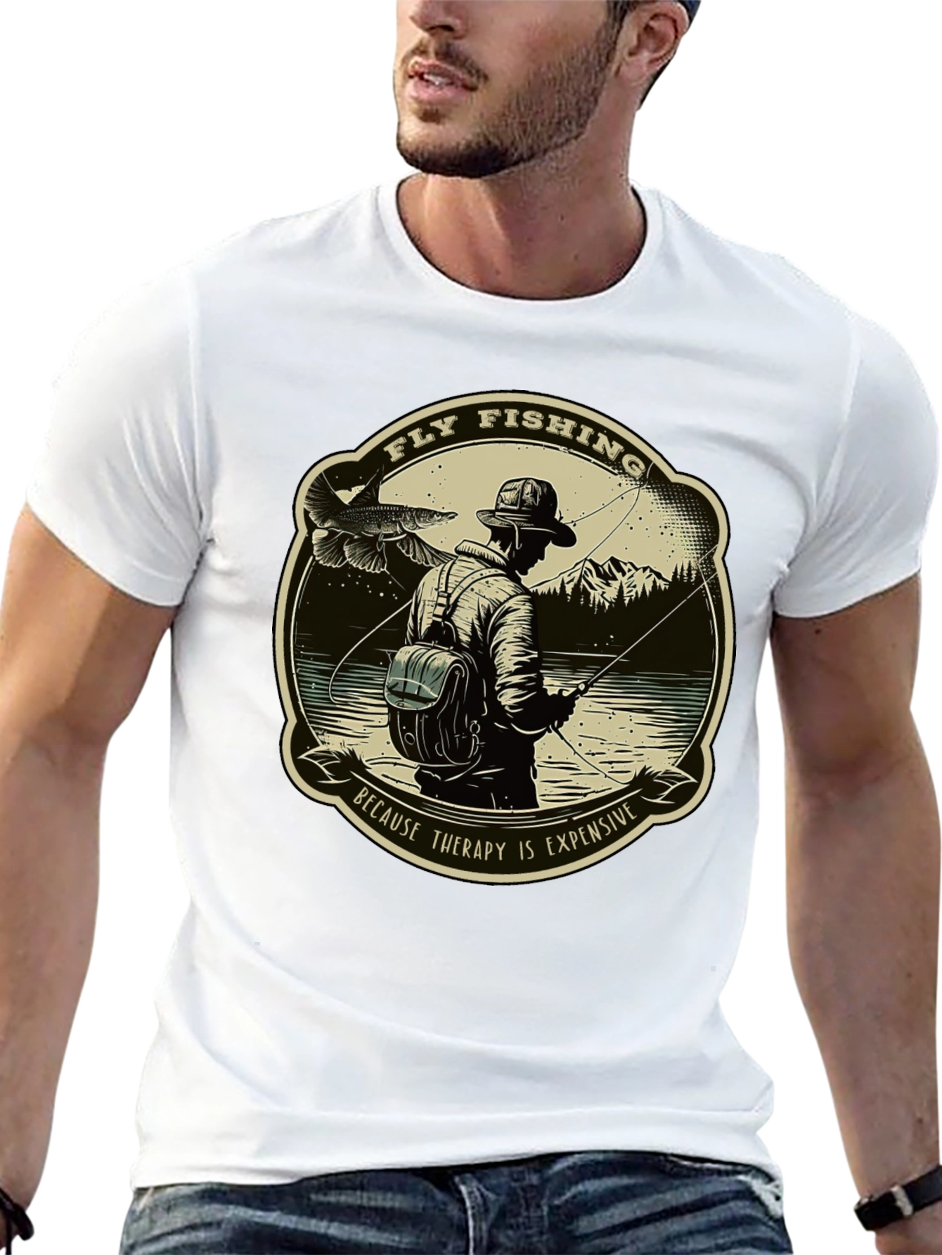 Fly Fishing Therapy T-Shirt
