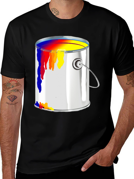 Paint Can T-Shirt - Artistic Design