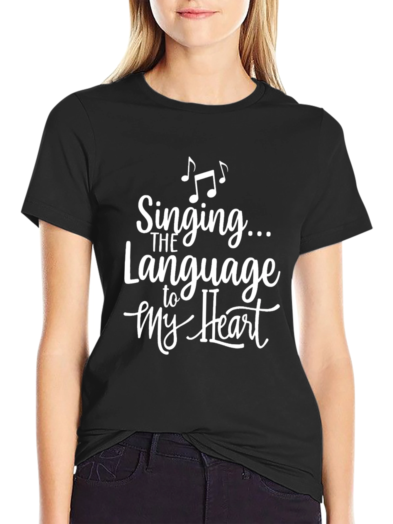 Singing Is The Language To My Heart Tee
