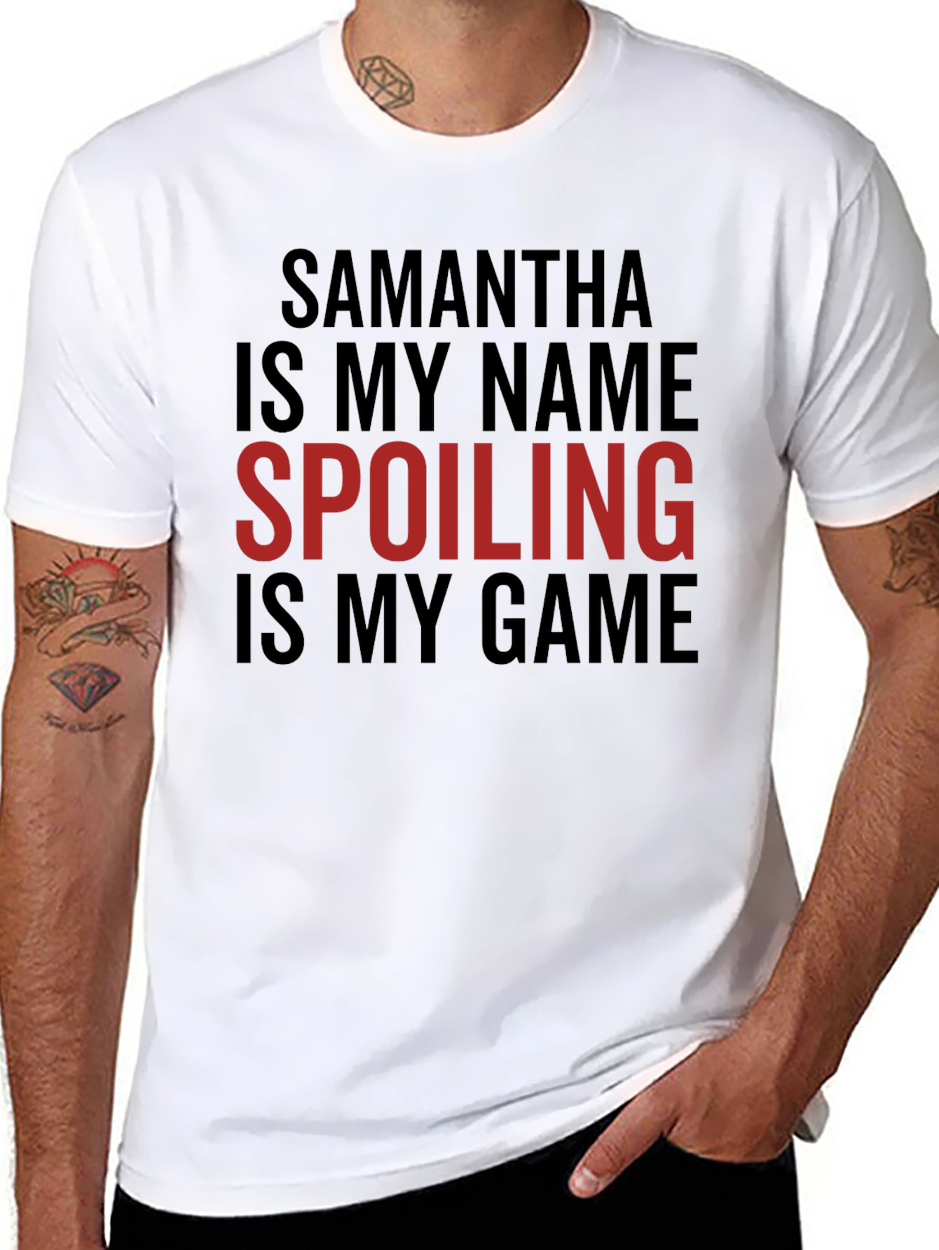 Samantha Spoiling Game T-Shirt