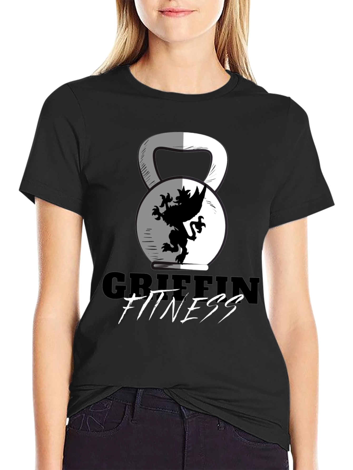 Griffin Fitness Black T-Shirt