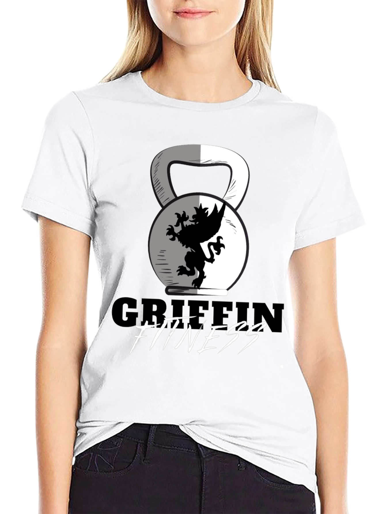 Griffin Fitness Black T-Shirt
