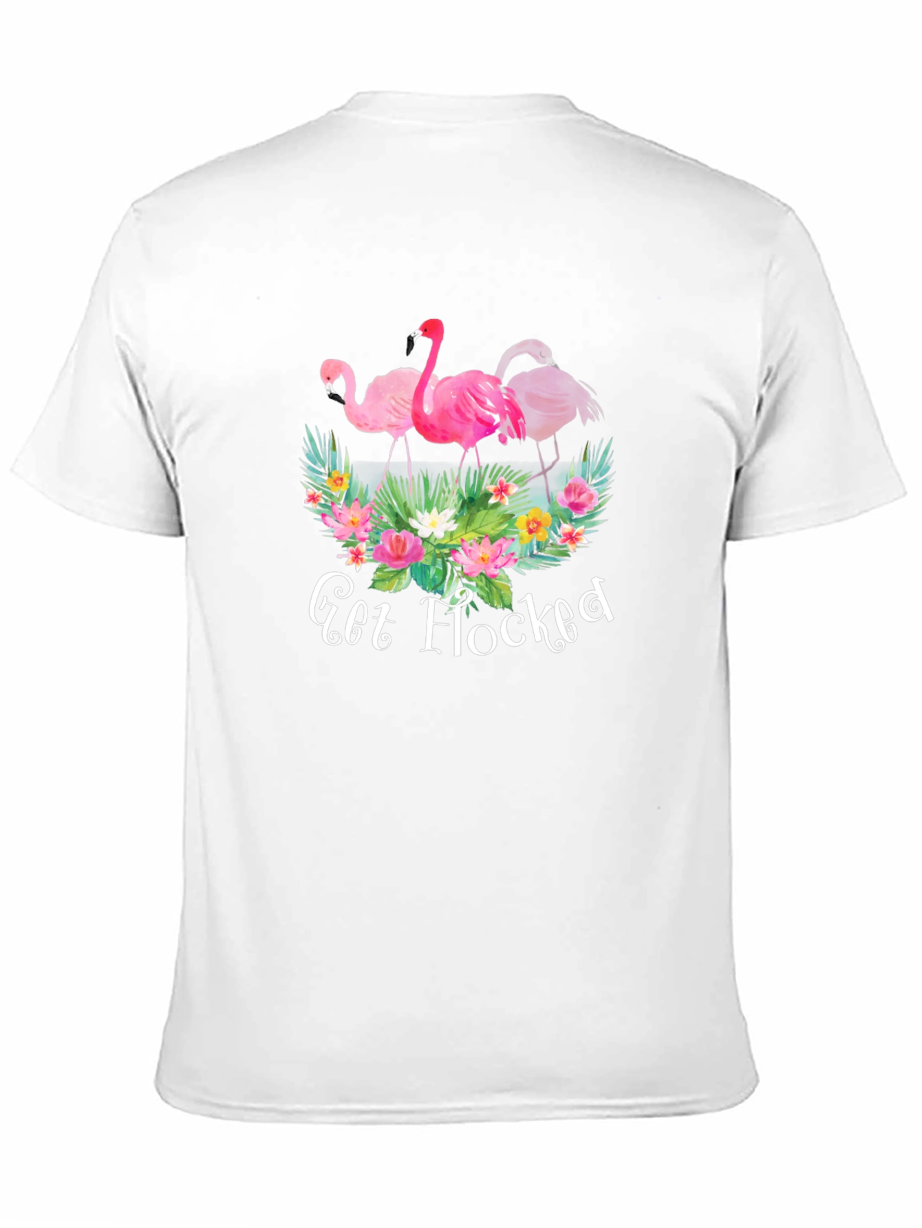 Get Flocked Flamingo Graphic T-Shirt