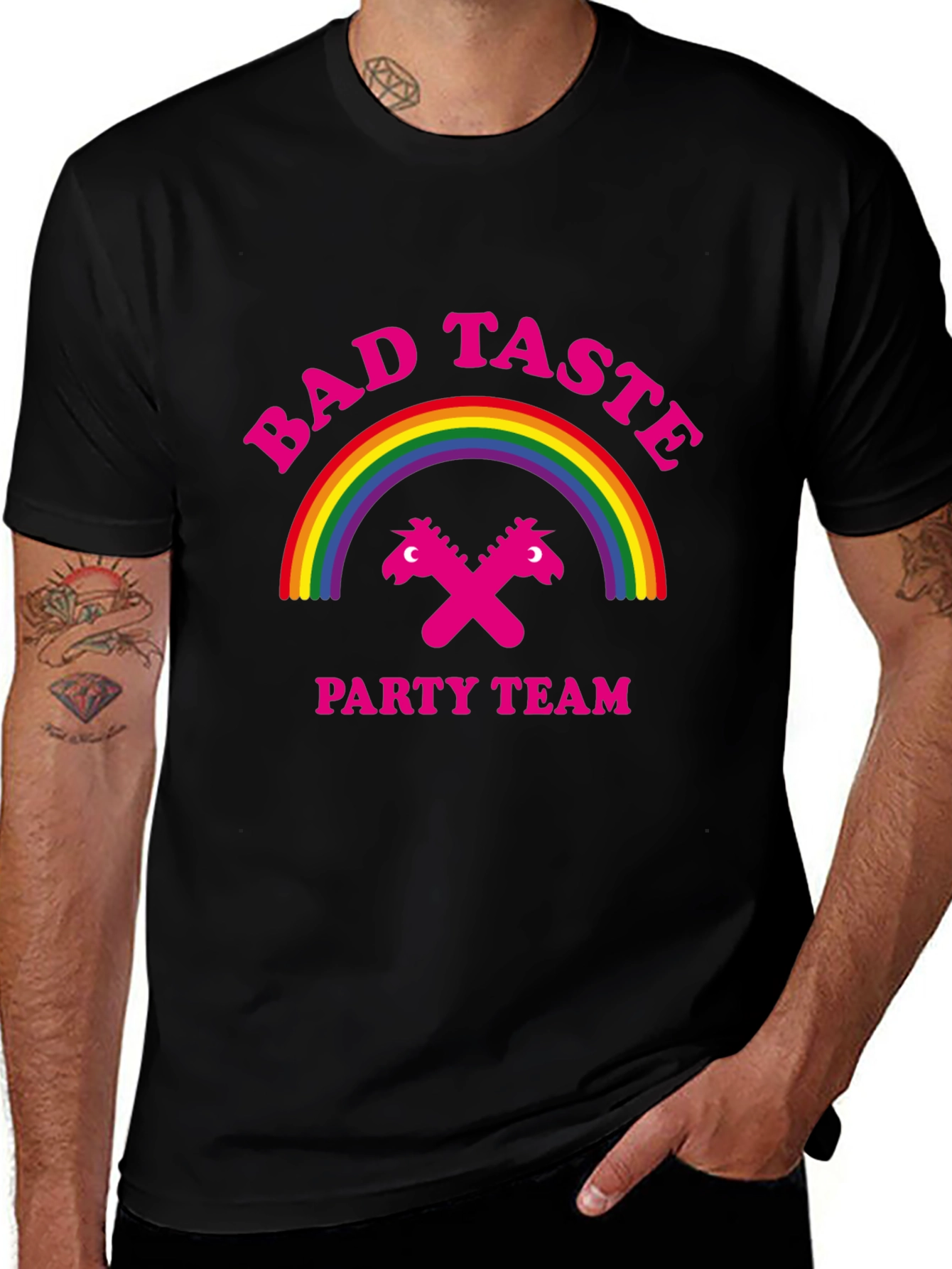 Bad Taste Party Team Graphic Tee