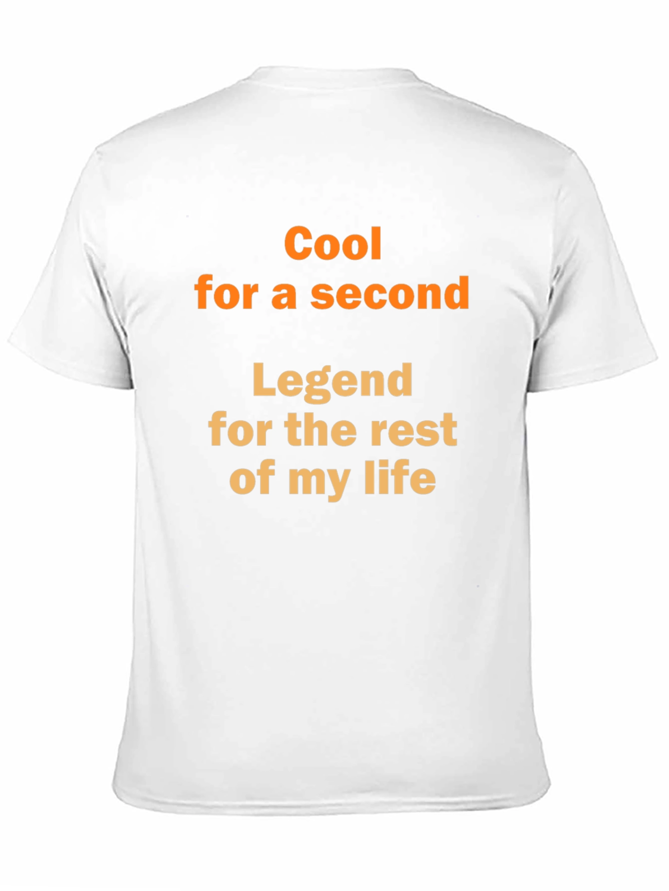 Cool for a Second Legend Black Graphic T-Shirt