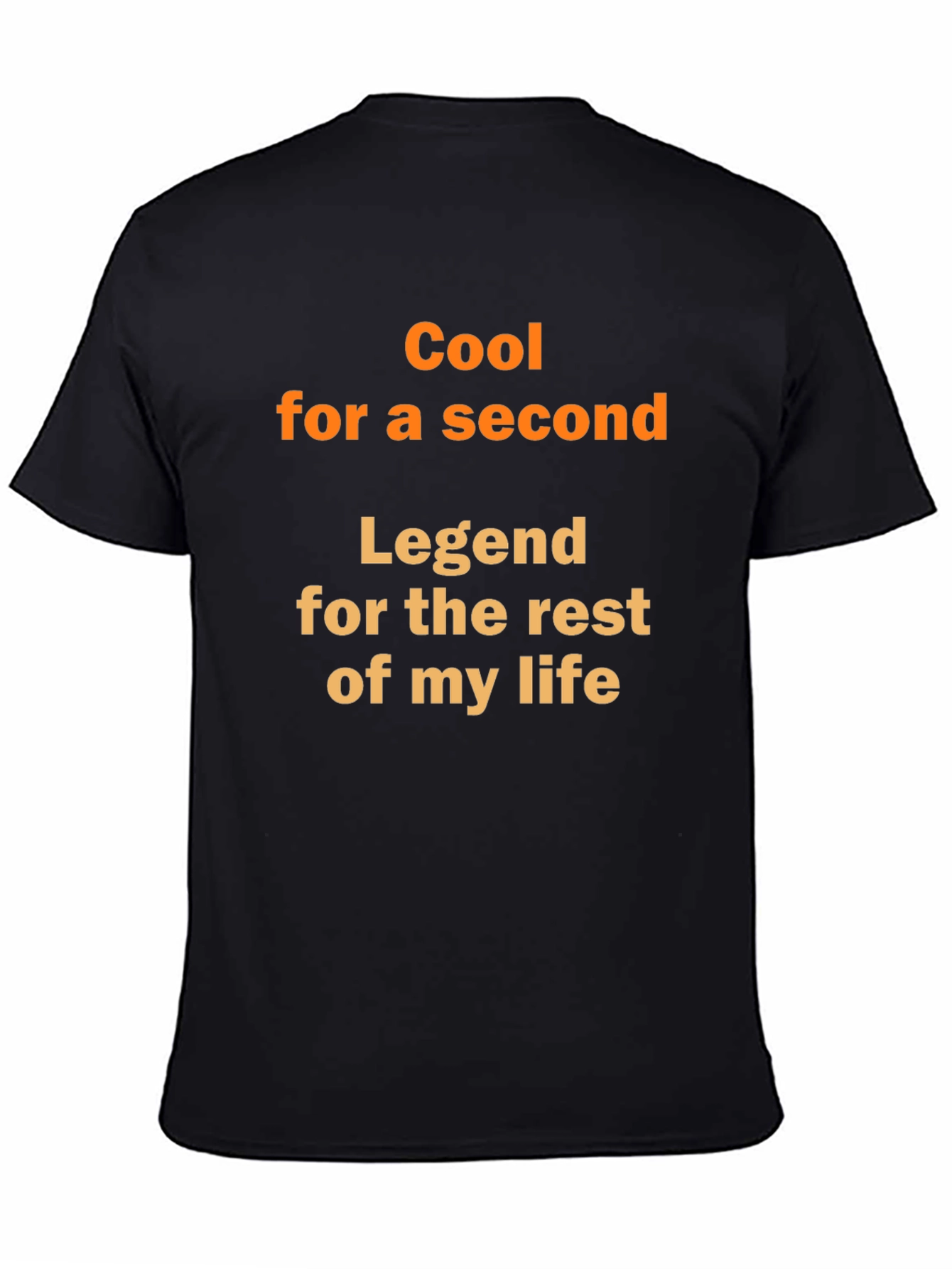 Cool for a Second Legend Black Graphic T-Shirt