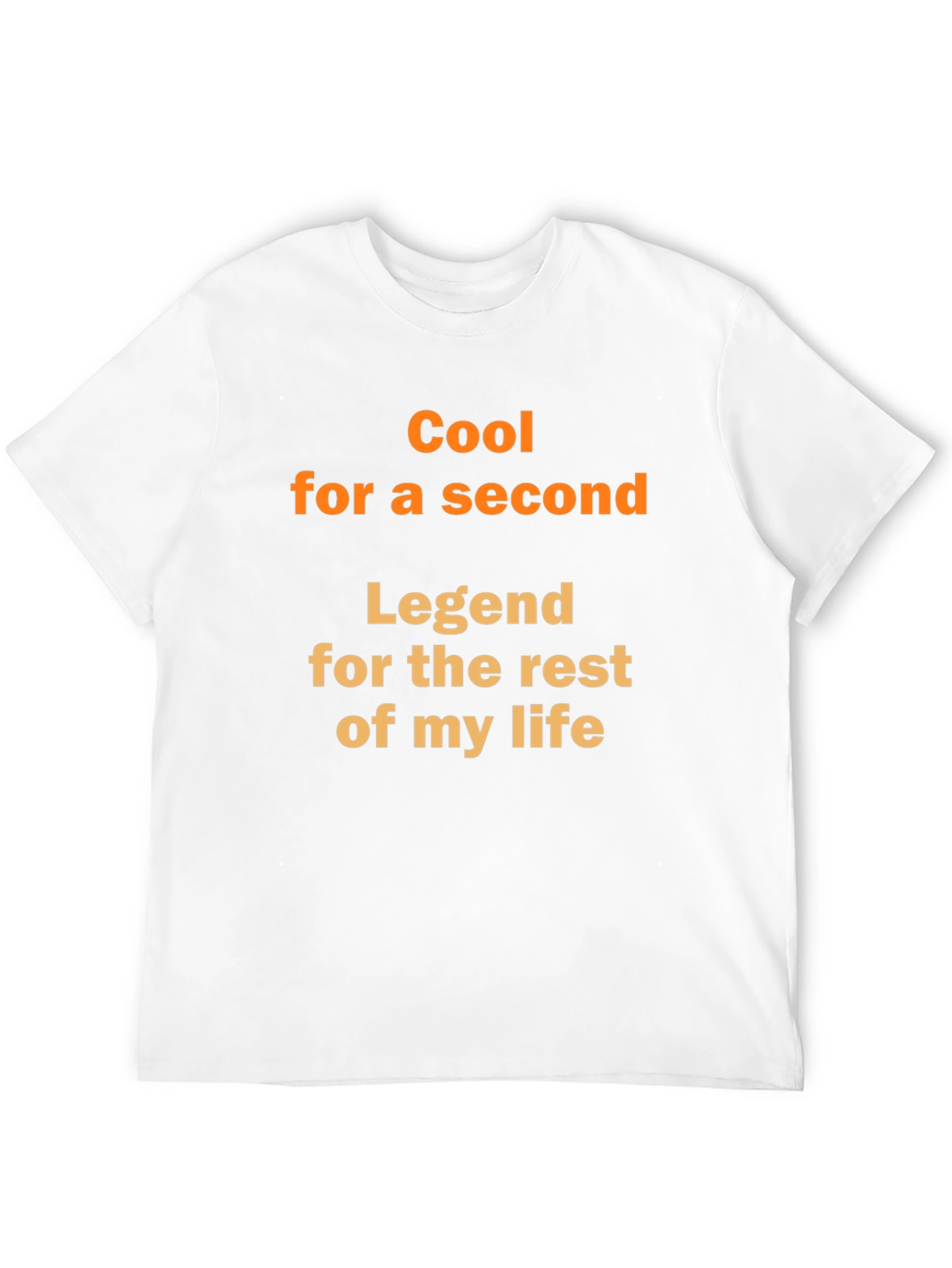 Cool for a Second Legend Black Graphic T-Shirt
