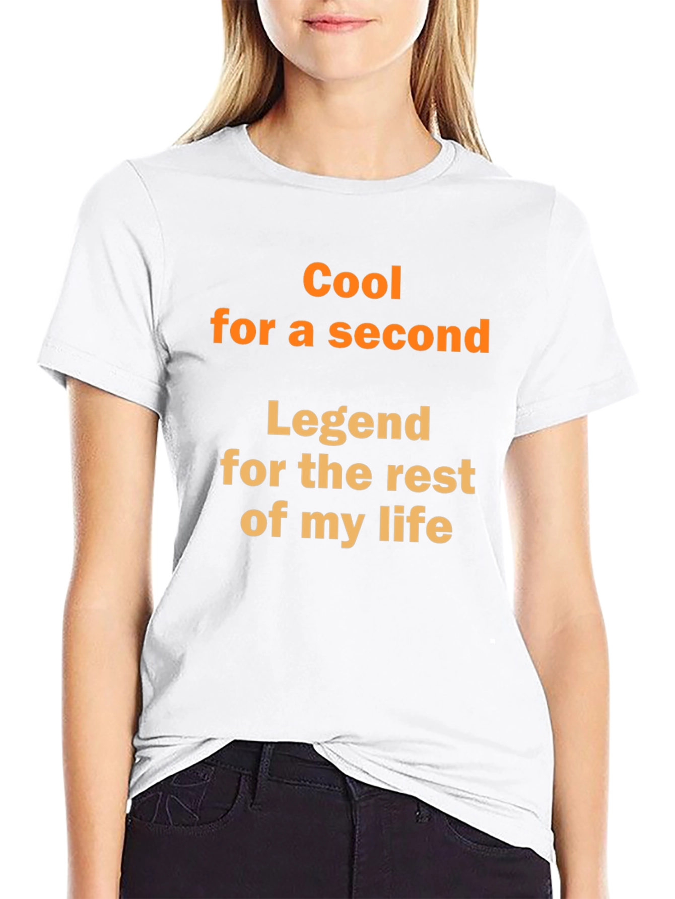 Cool for a Second Legend Black Graphic T-Shirt