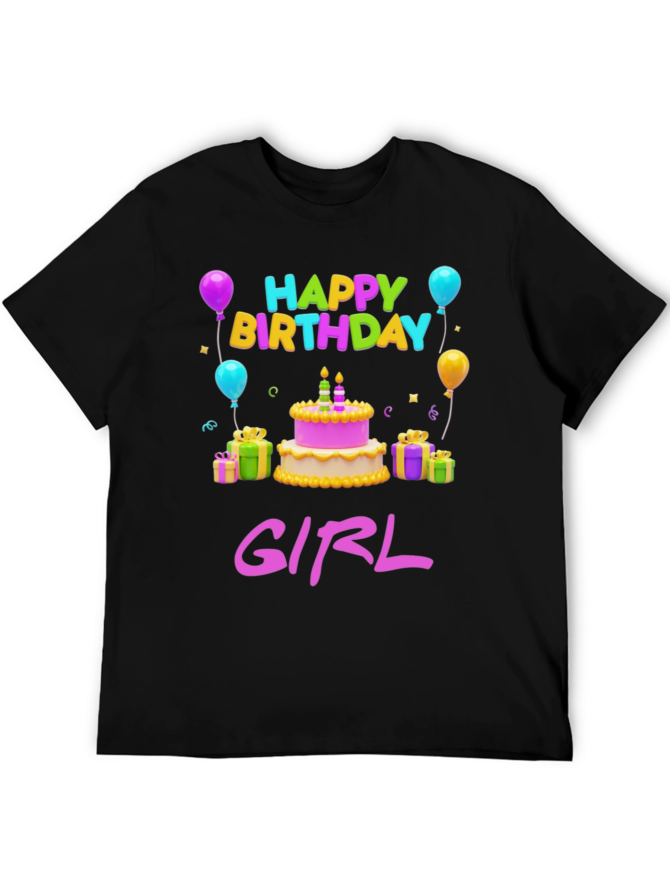 Happy Birthday Girl T-Shirt
