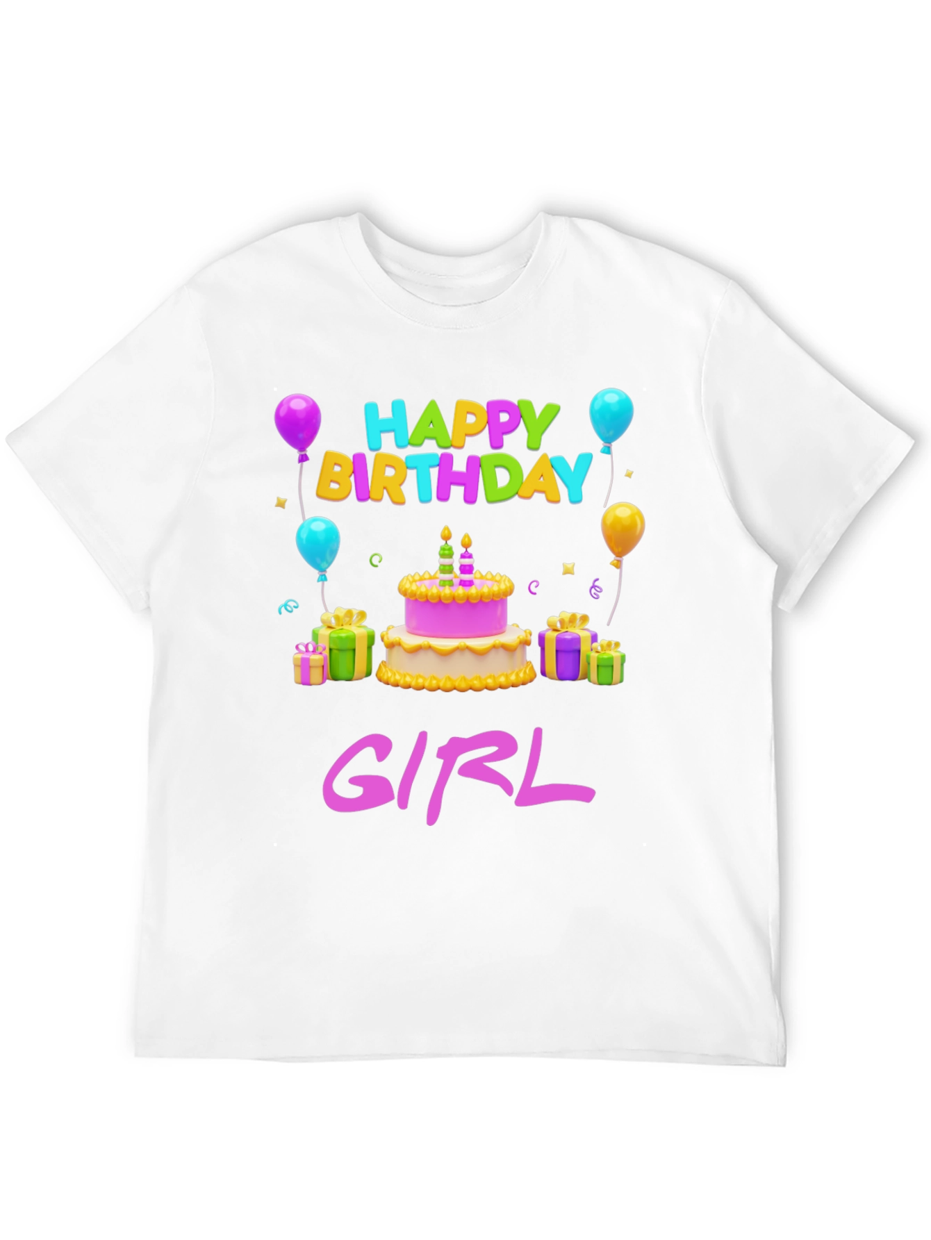 Happy Birthday Girl T-Shirt
