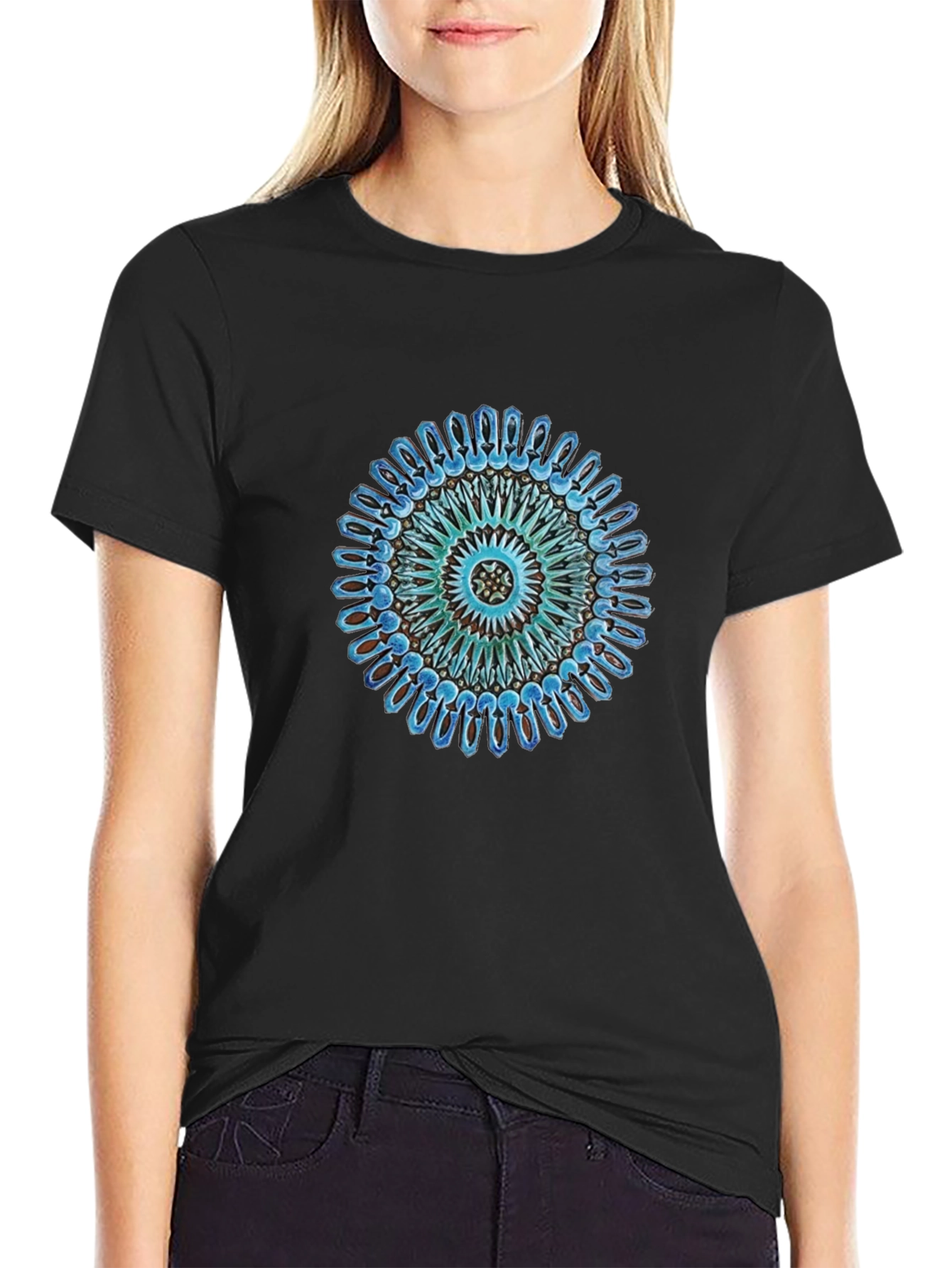 Mandala Graphic Print T-Shirt
