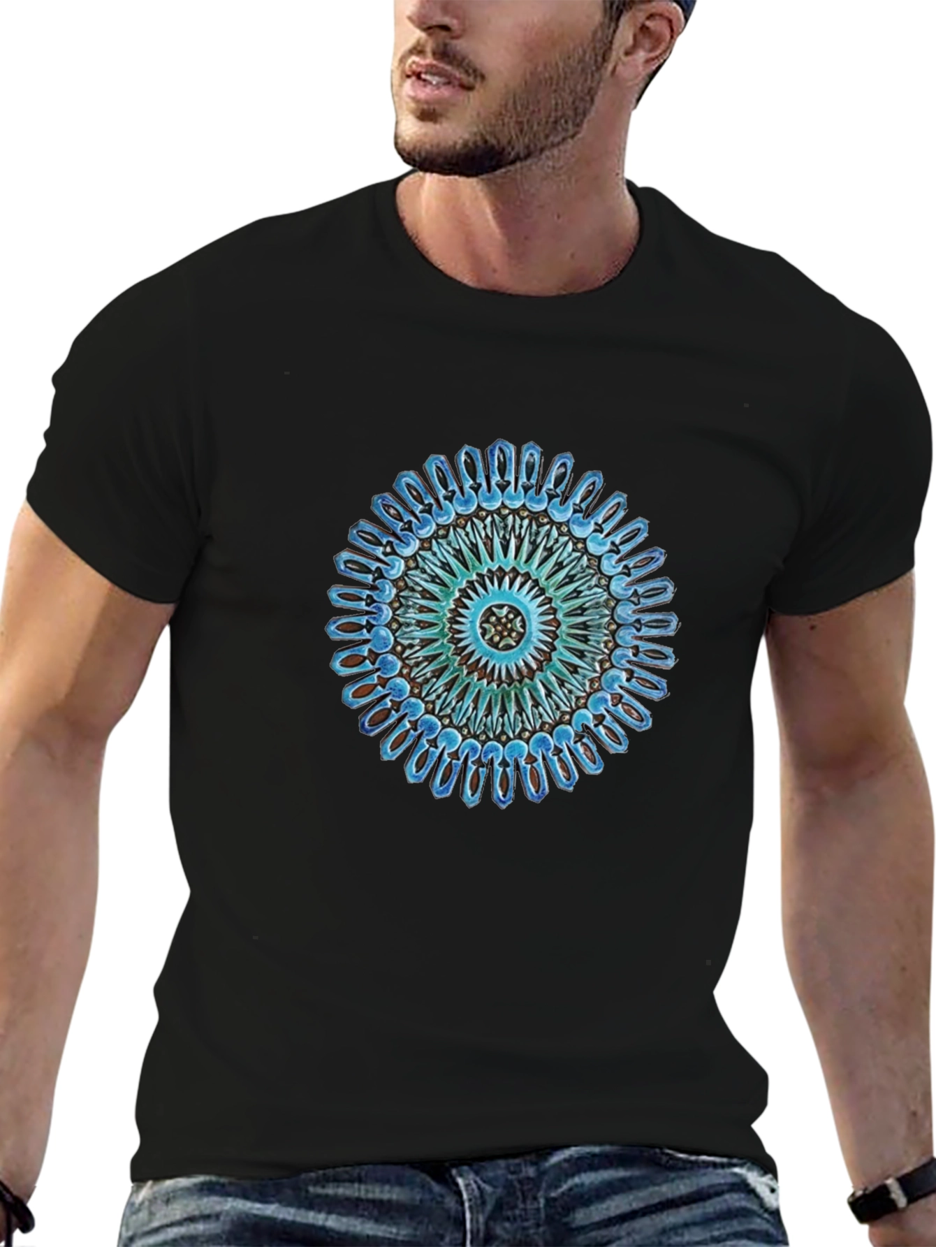 Mandala Graphic Print T-Shirt