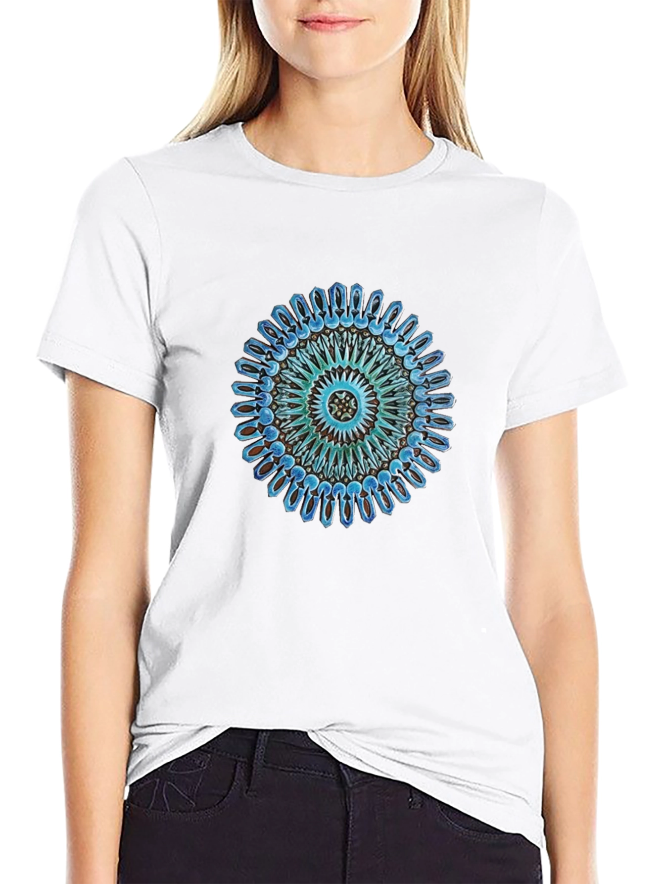 Mandala Graphic Print T-Shirt