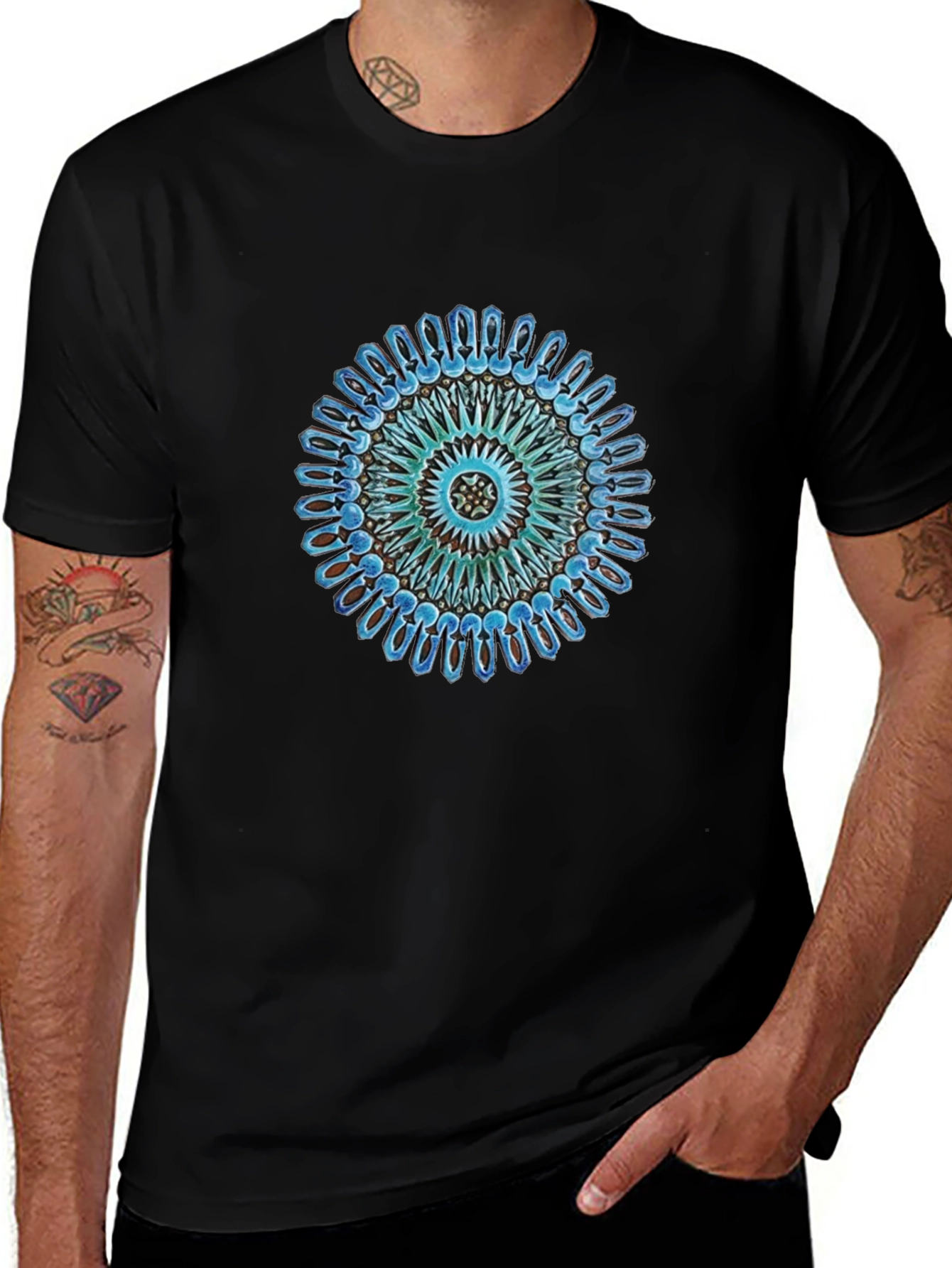 Mandala Graphic Print T-Shirt