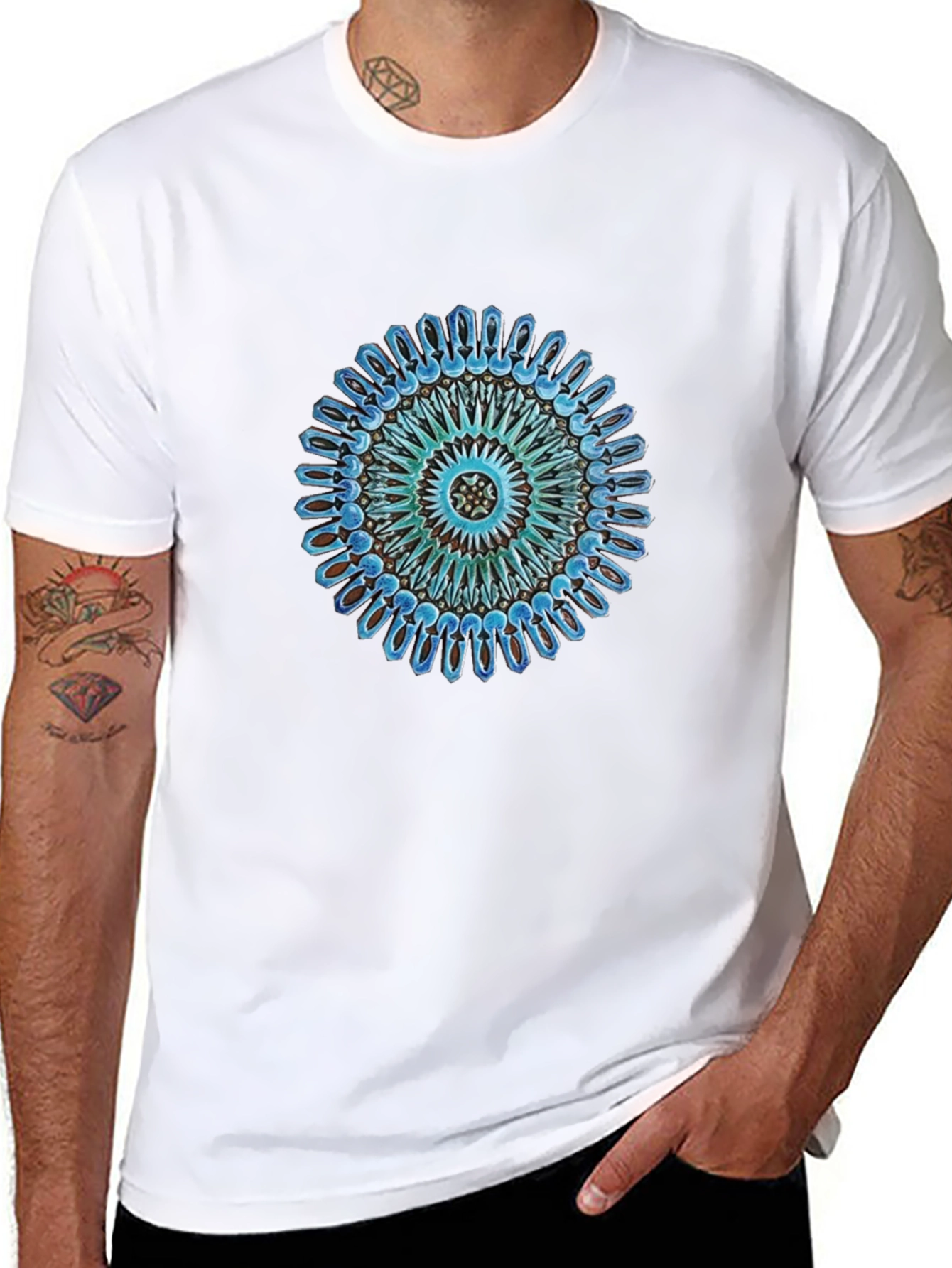 Mandala Graphic Print T-Shirt