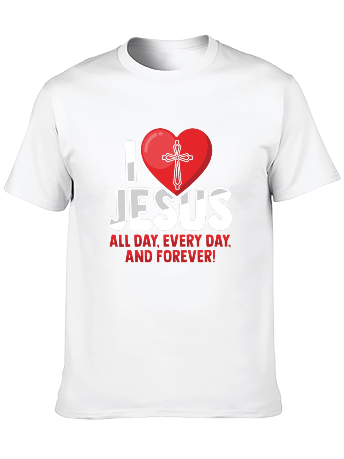 I Love Jesus T-Shirt - Christian Faith Tee