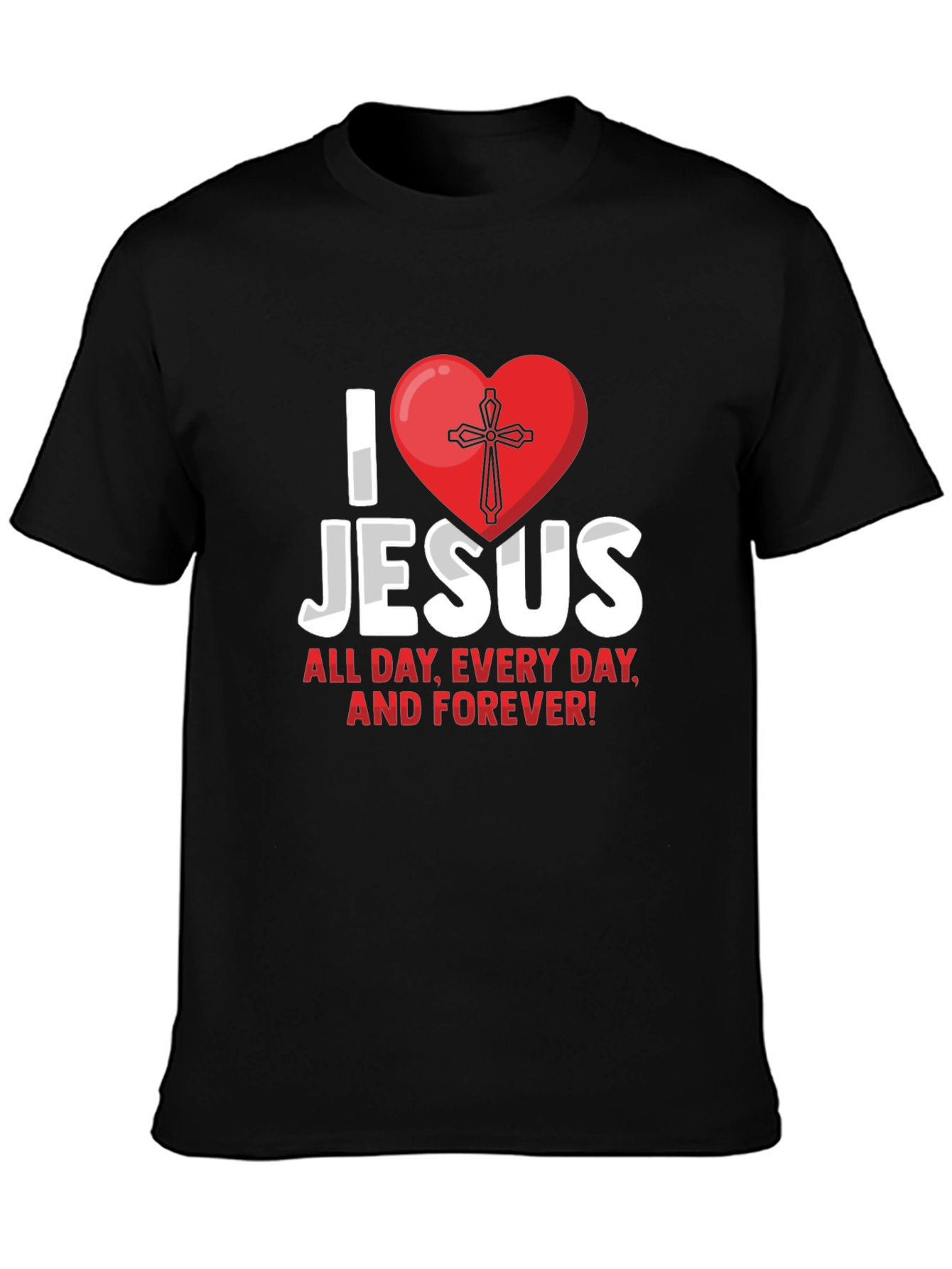 I Love Jesus T-Shirt - Christian Faith Tee