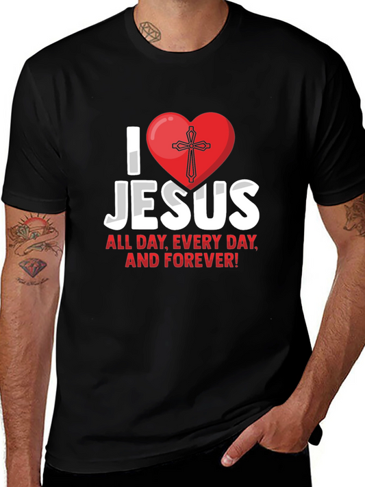 I Love Jesus T-Shirt - Christian Faith Tee