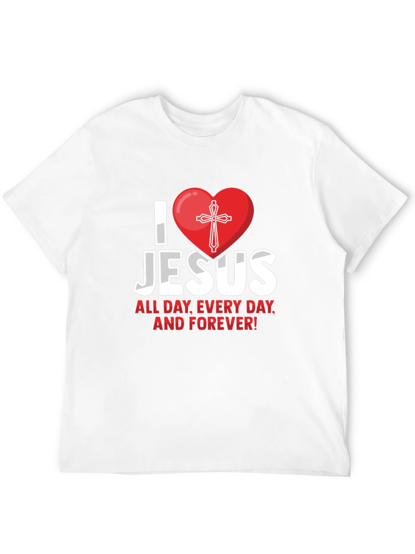 I Love Jesus T-Shirt - Christian Faith Tee