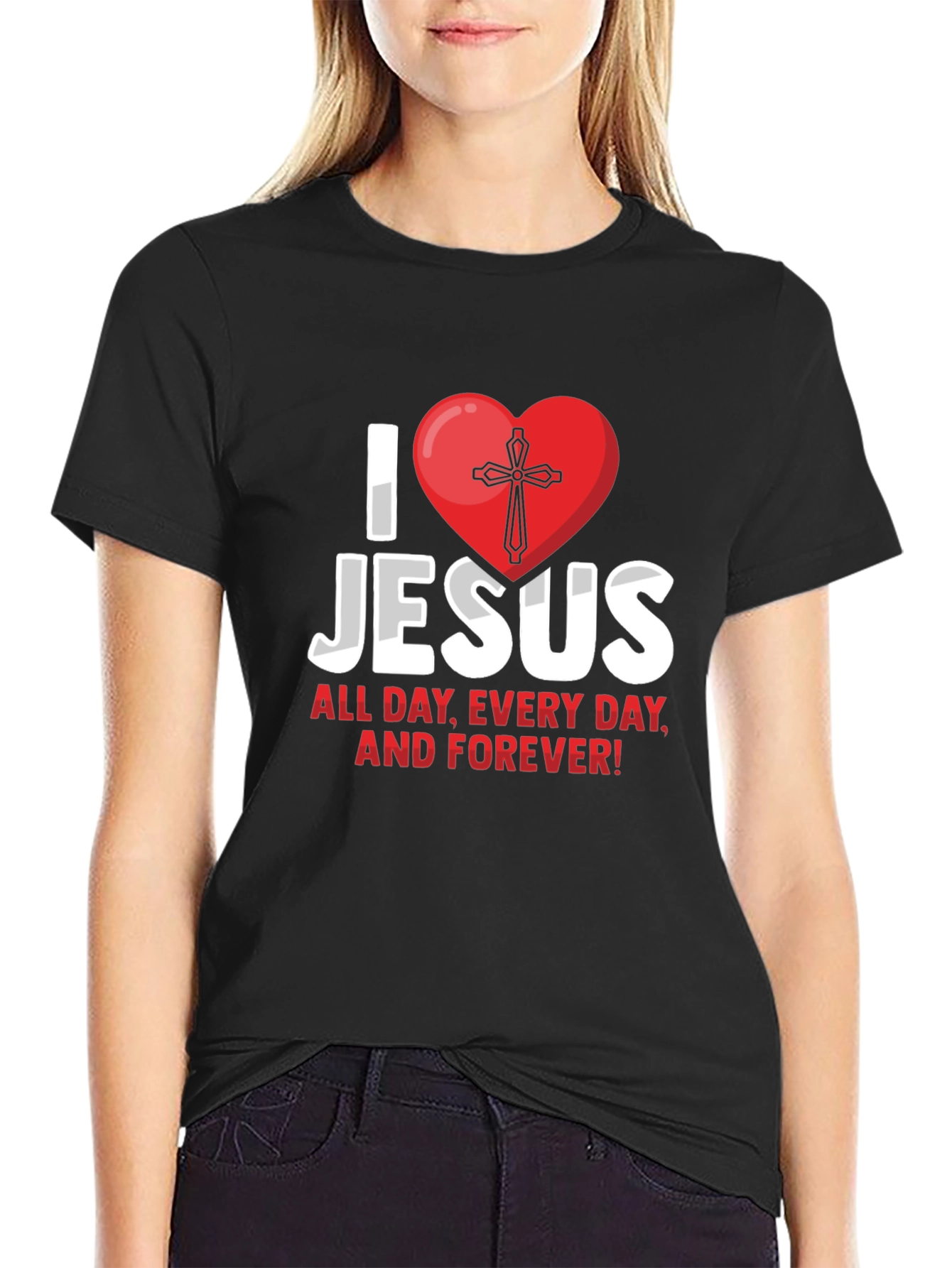 I Love Jesus T-Shirt - Christian Faith Tee