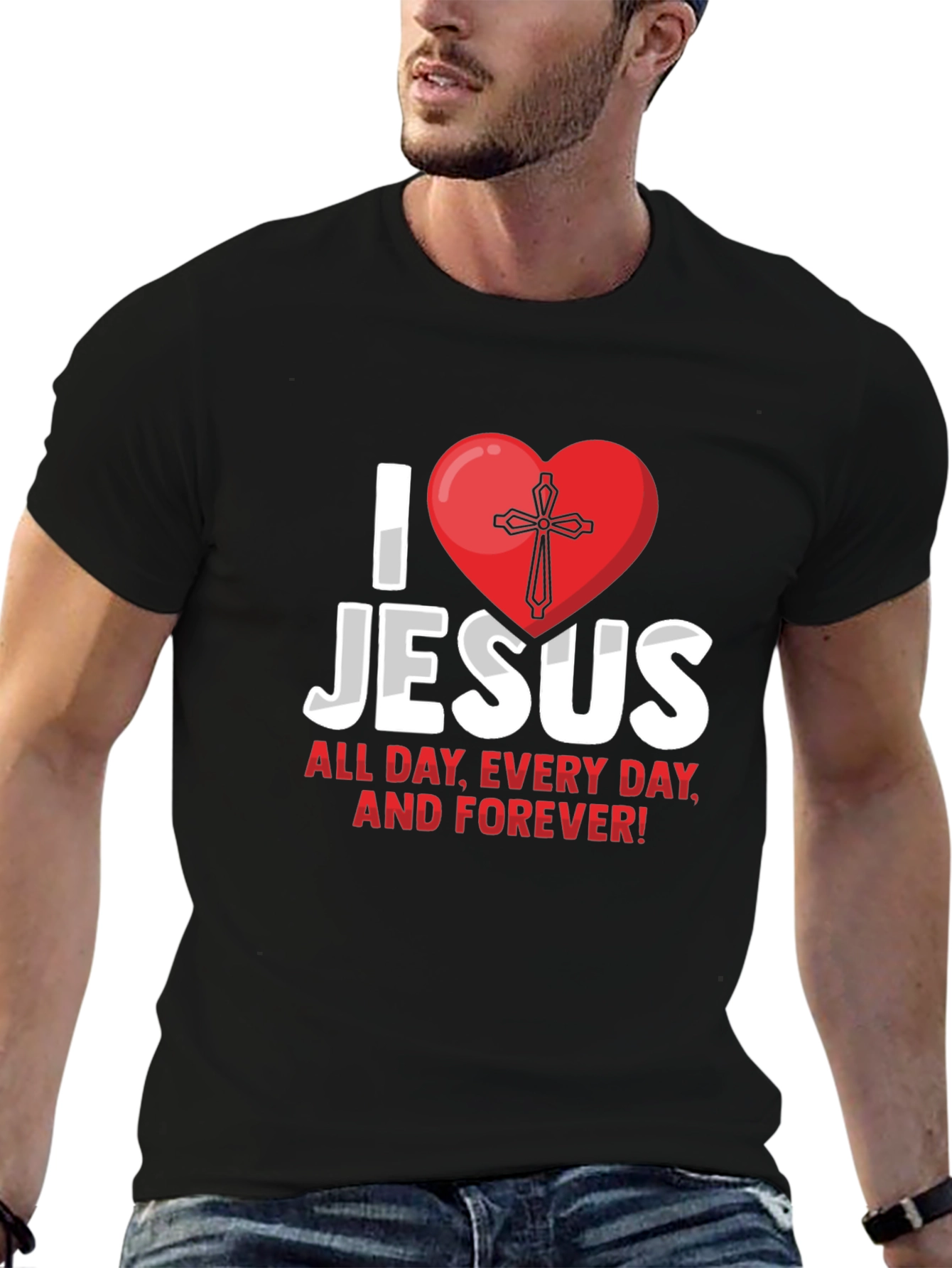 I Love Jesus T-Shirt - Christian Faith Tee