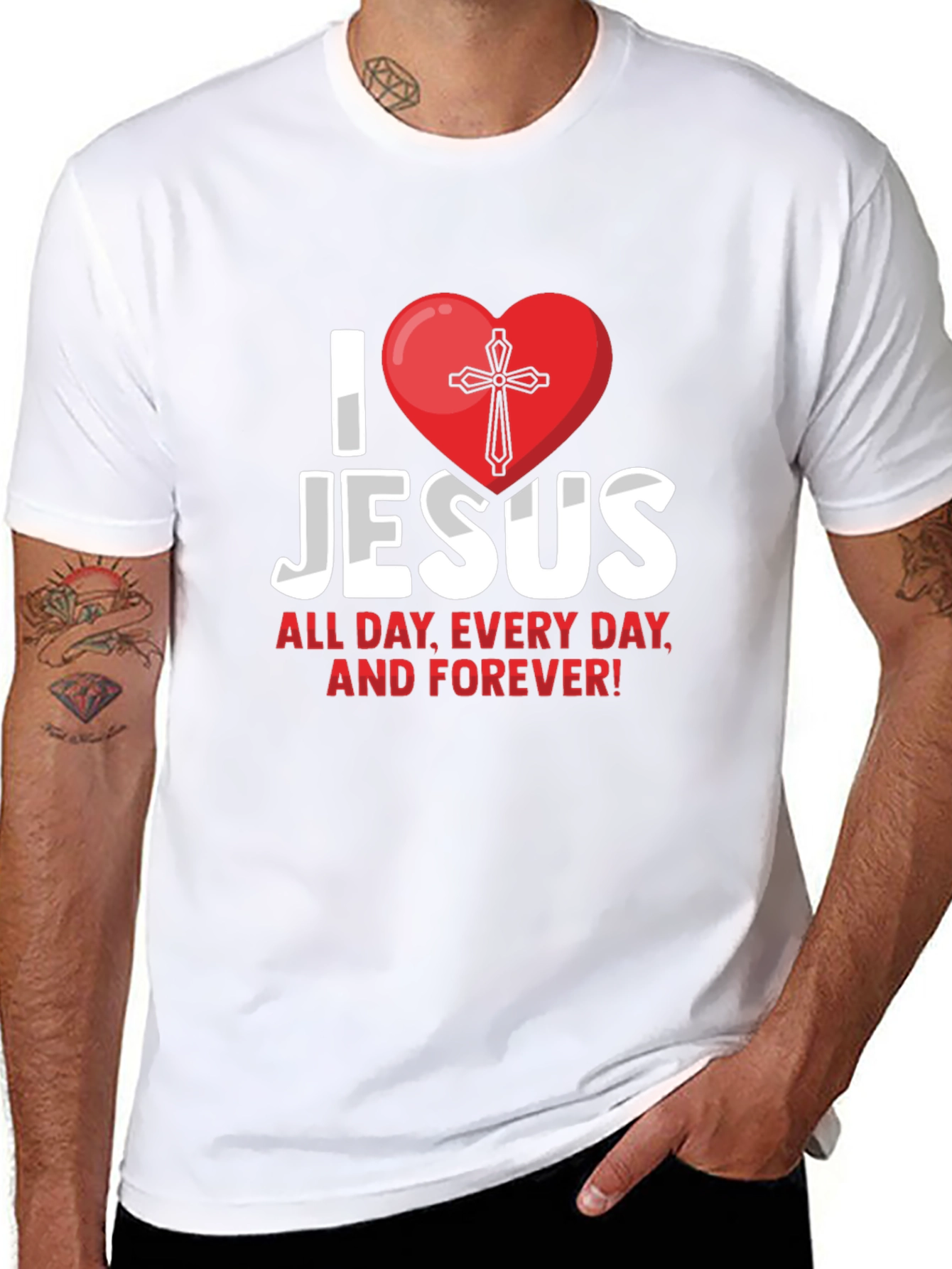 I Love Jesus T-Shirt - Christian Faith Tee