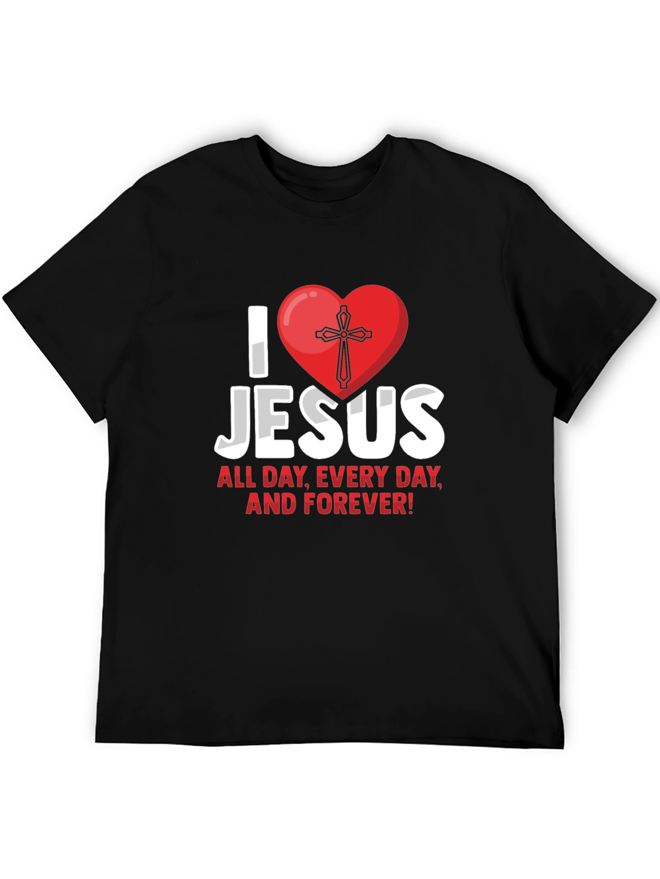 I Love Jesus T-Shirt - Christian Faith Tee