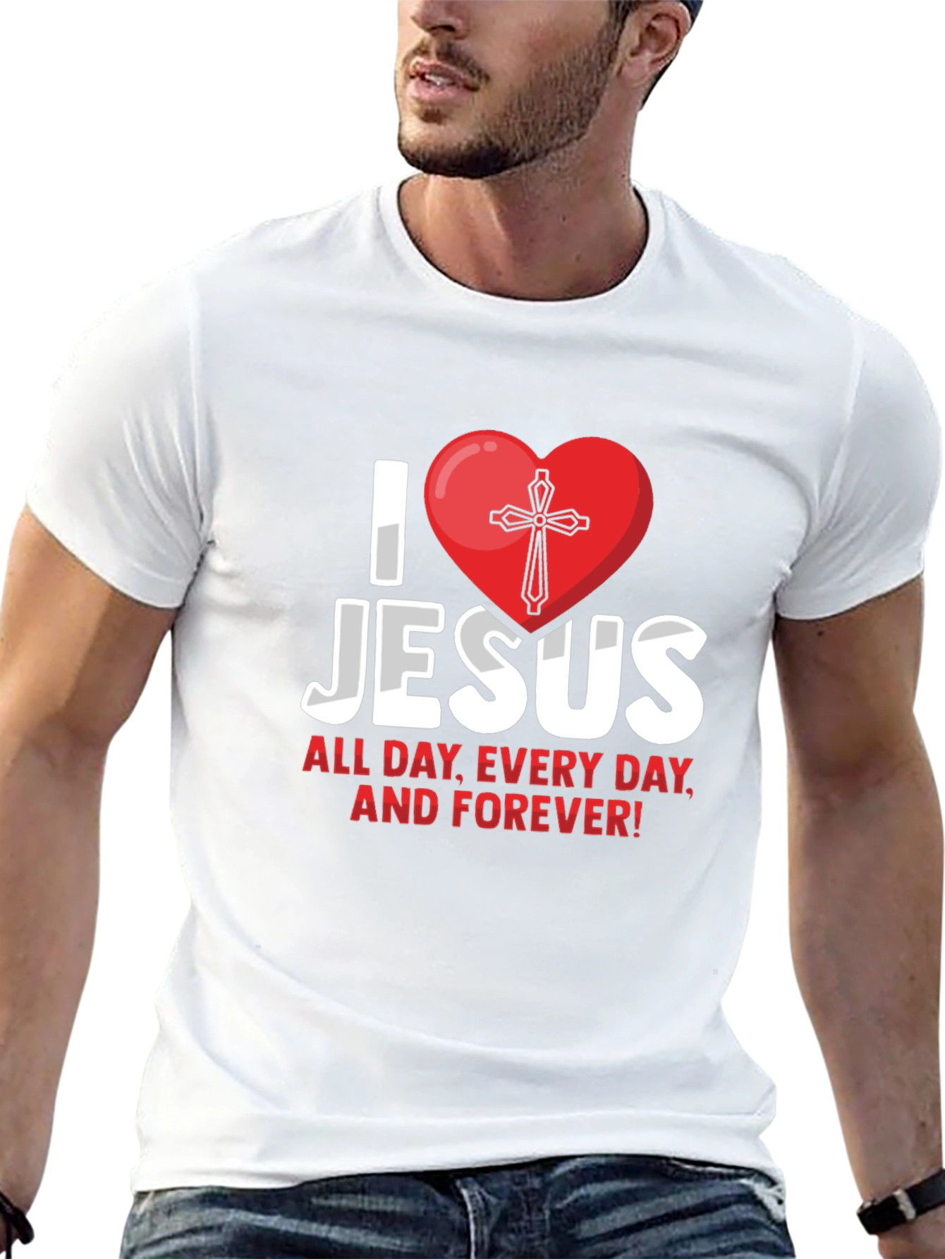 I Love Jesus T-Shirt - Christian Faith Tee