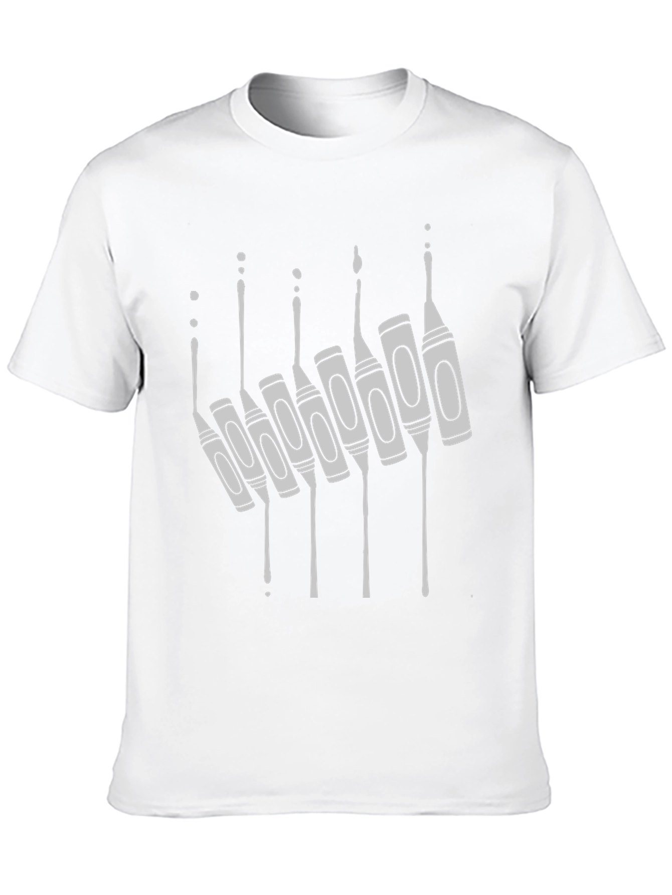 Crayon Drip Graphic Tee - Unique Art Shirt