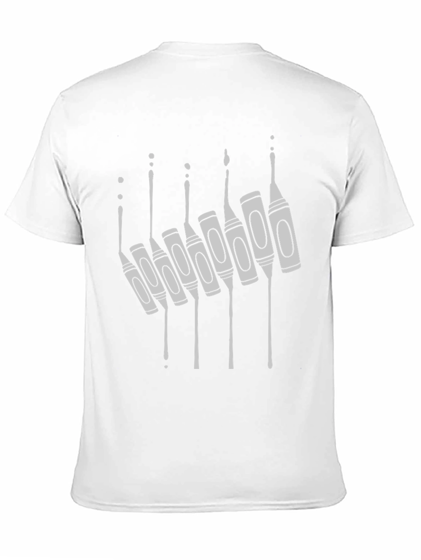 Crayon Drip Graphic Tee - Unique Art Shirt