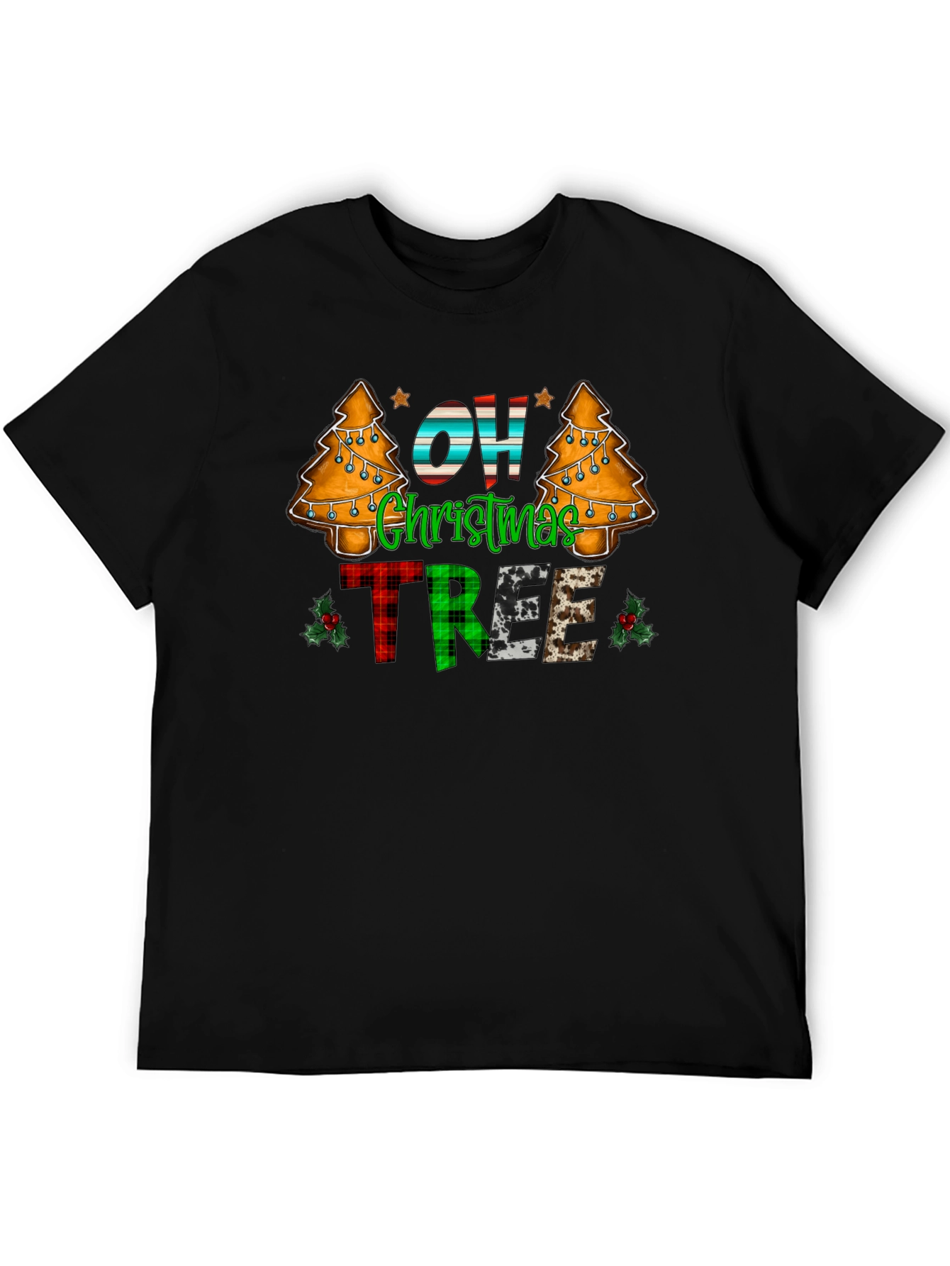 Festive Oh Christmas Tree Graphic Tee