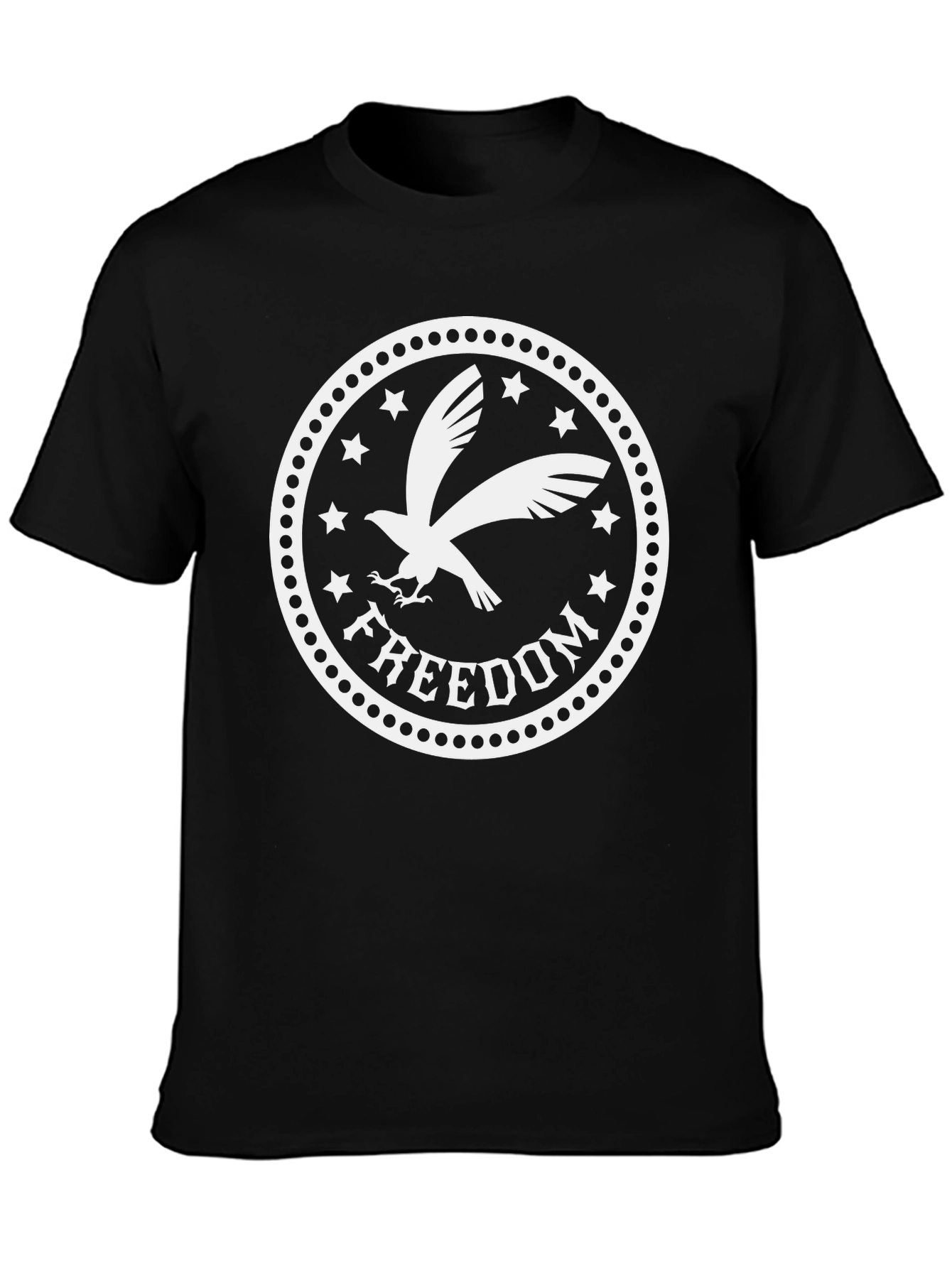 Freedom Eagle Graphic Black T-Shirt