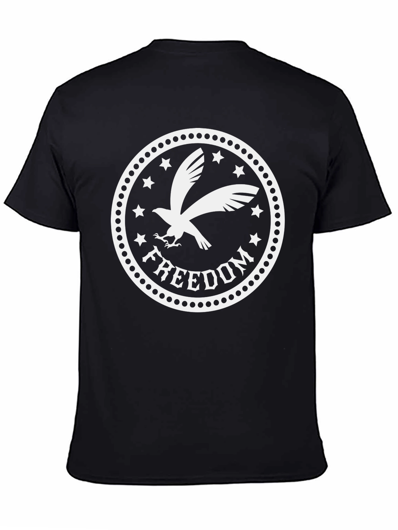 Freedom Eagle Graphic Black T-Shirt