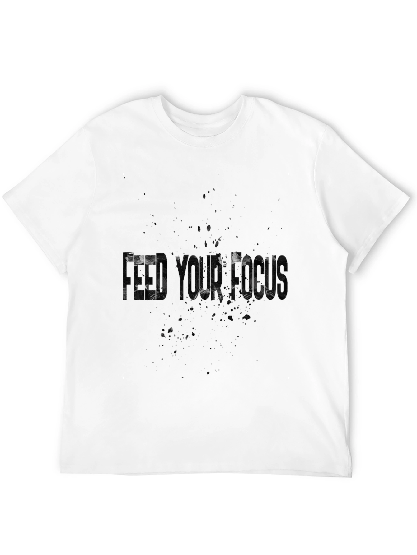 Mens Black Graphic Tee - Feed Your Head