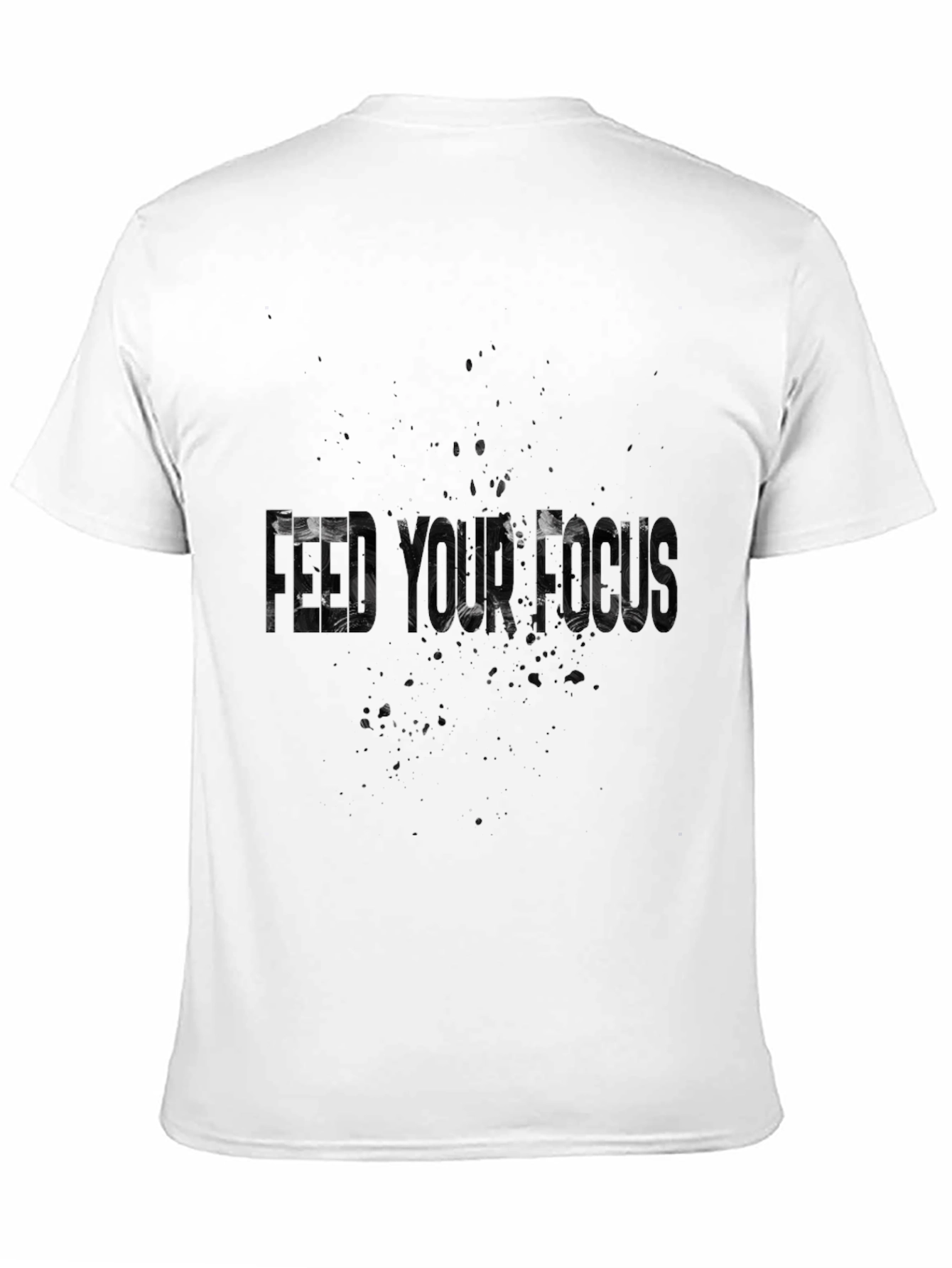 Mens Black Graphic Tee - Feed Your Head