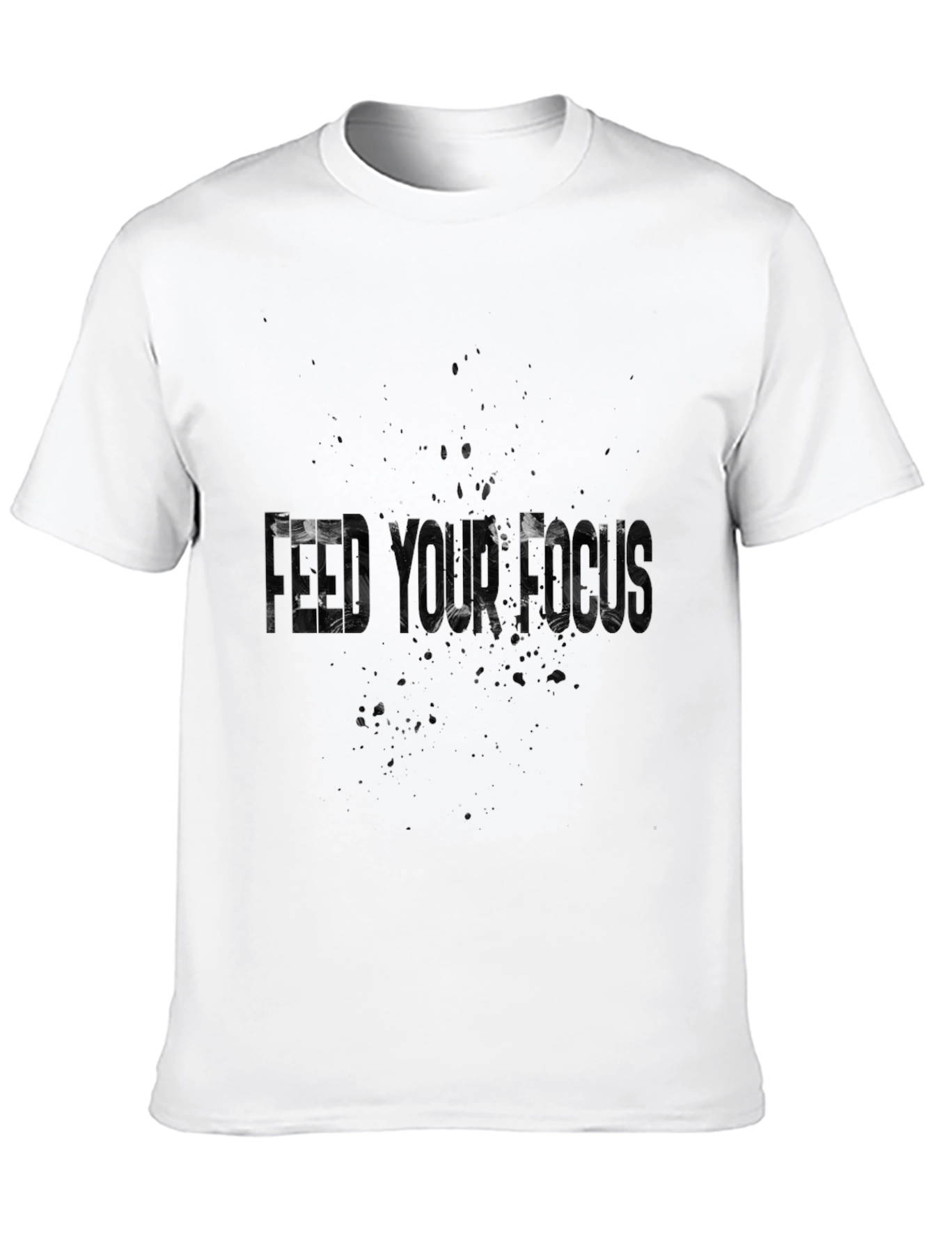 Mens Black Graphic Tee - Feed Your Head