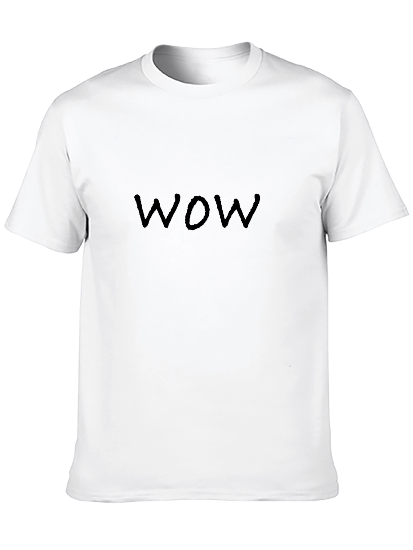 Black WOW Graphic Tee