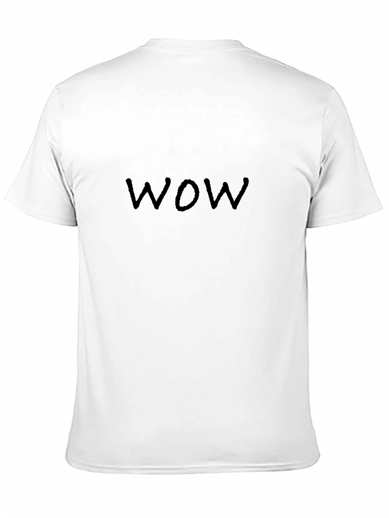 Black WOW Graphic Tee